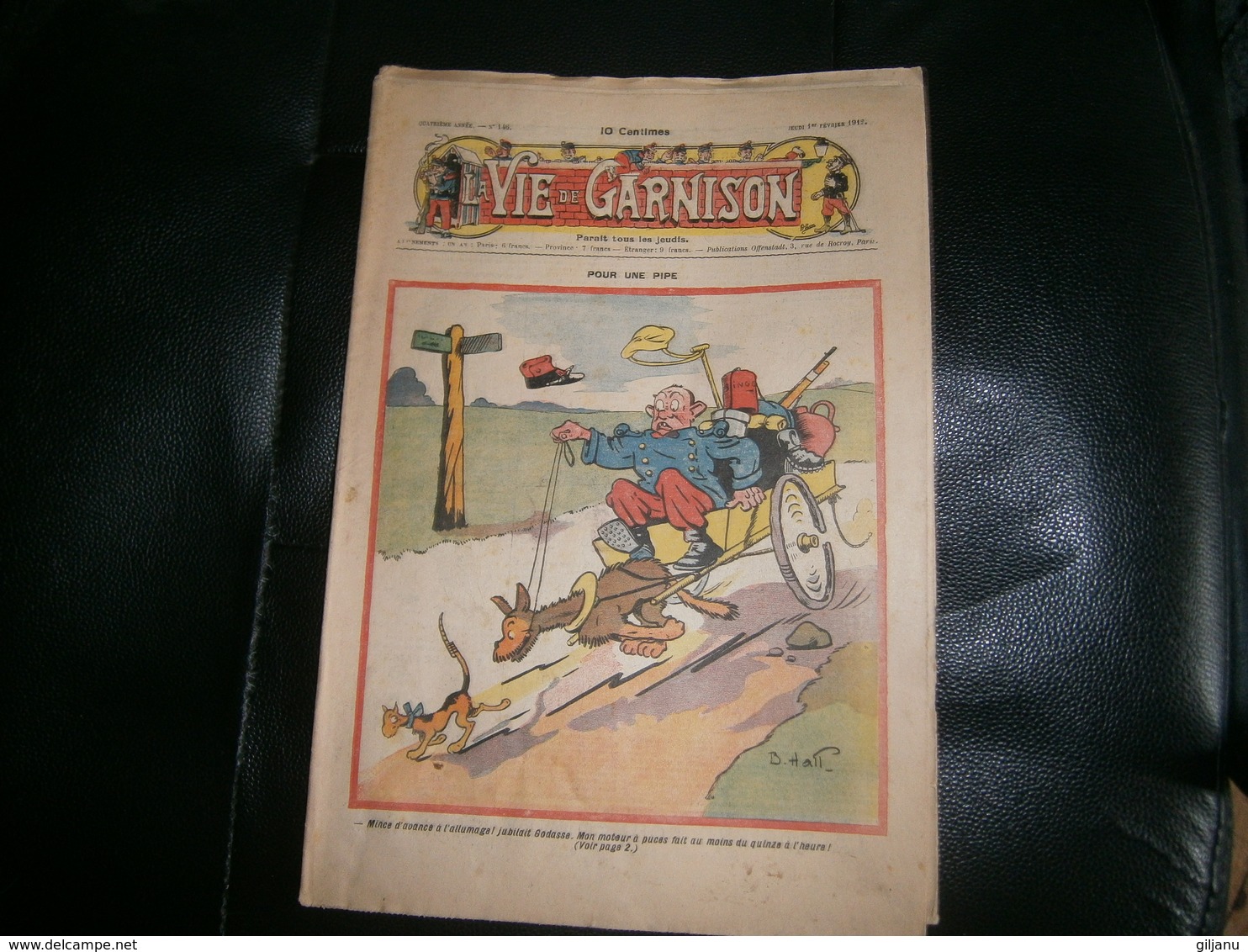 ANCIEN LA VIE DE GARNISON ANNEE 1912 N 146  POUR UNE PIPE - Fortsetzungen