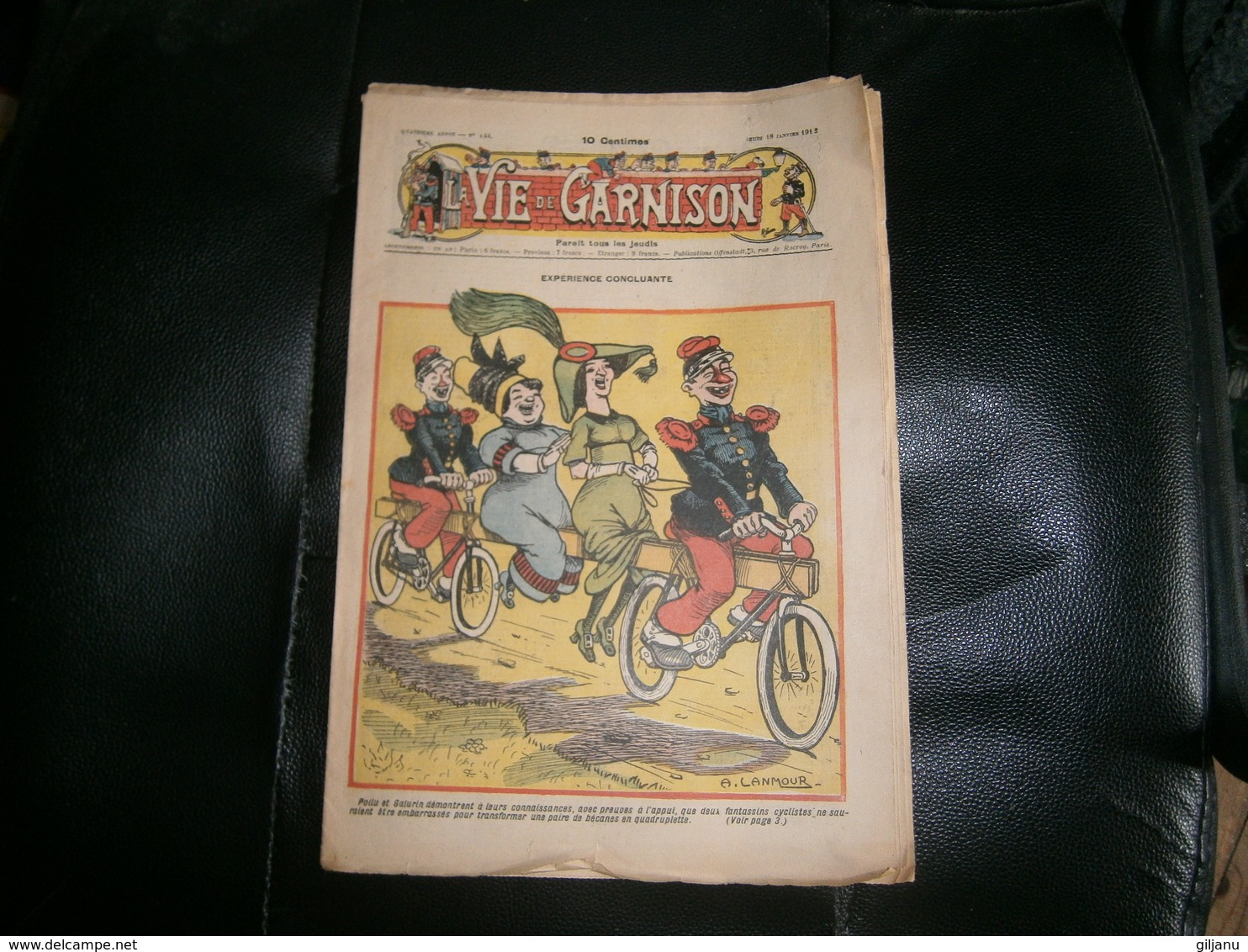 ANCIEN LA VIE DE GARNISON ANNEE 1912    N  144  EXPERIENCE CONCLUANTE - A Suivre