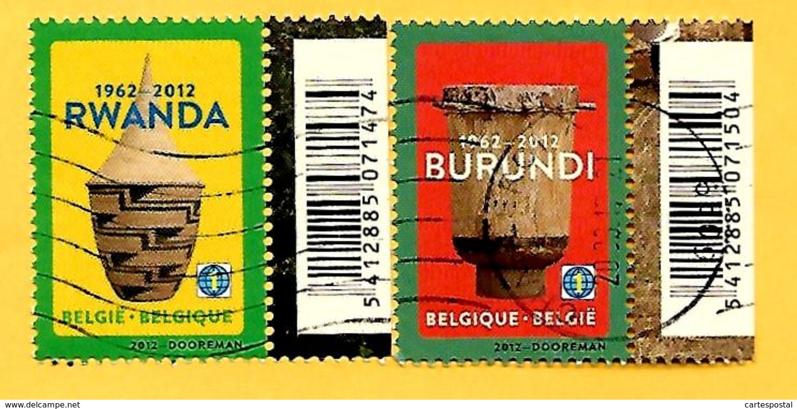 3163 - 2012  BELGIQUE  -- N°  4240 / 41   Oblitérés - Collections