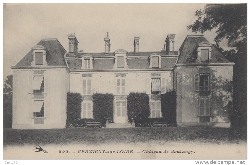 Germigny Sur Loire 58 - Le Château De Soulangy - Autres & Non Classés