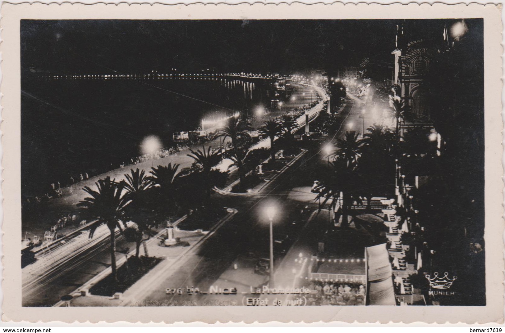 06 Nice La Promenade Des Anglais Effet De Nuit - Musea