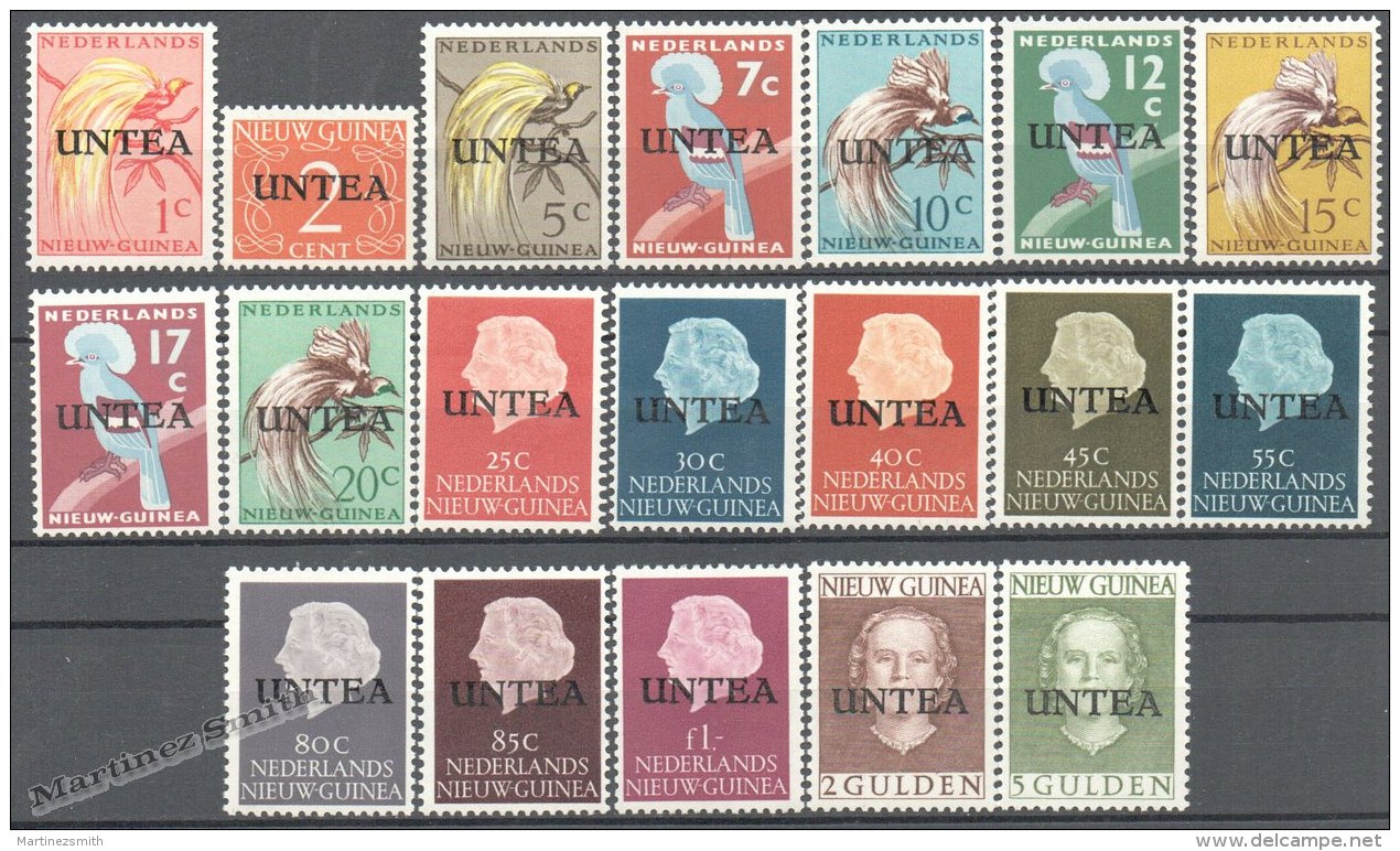 Netherlands New Guinea - Guinee Neerlandaise  UN Administration 1962 Yvert 1-19, United Nations Overprinted - MNH - Nederlands Nieuw-Guinea