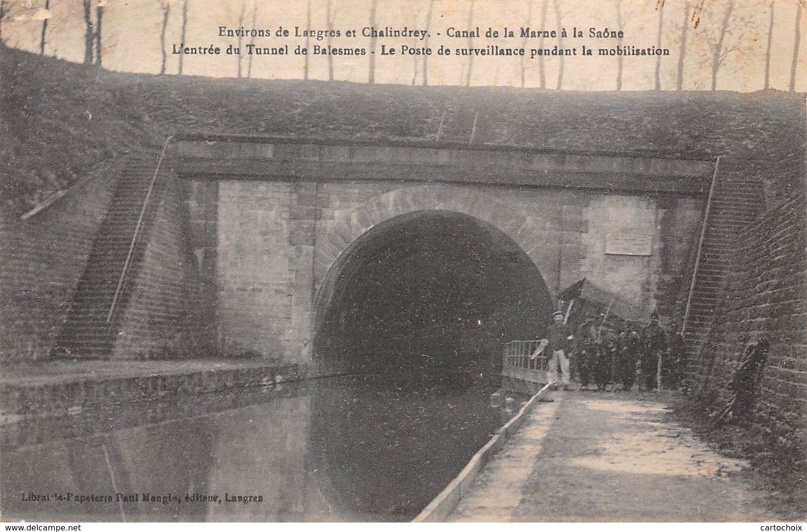 52 - Environs De Langres Et Chalindrey - Entrée Du Tunnel De Balesmes - Le Poste De Surveillance Pendant La Mobilisation - Autres & Non Classés