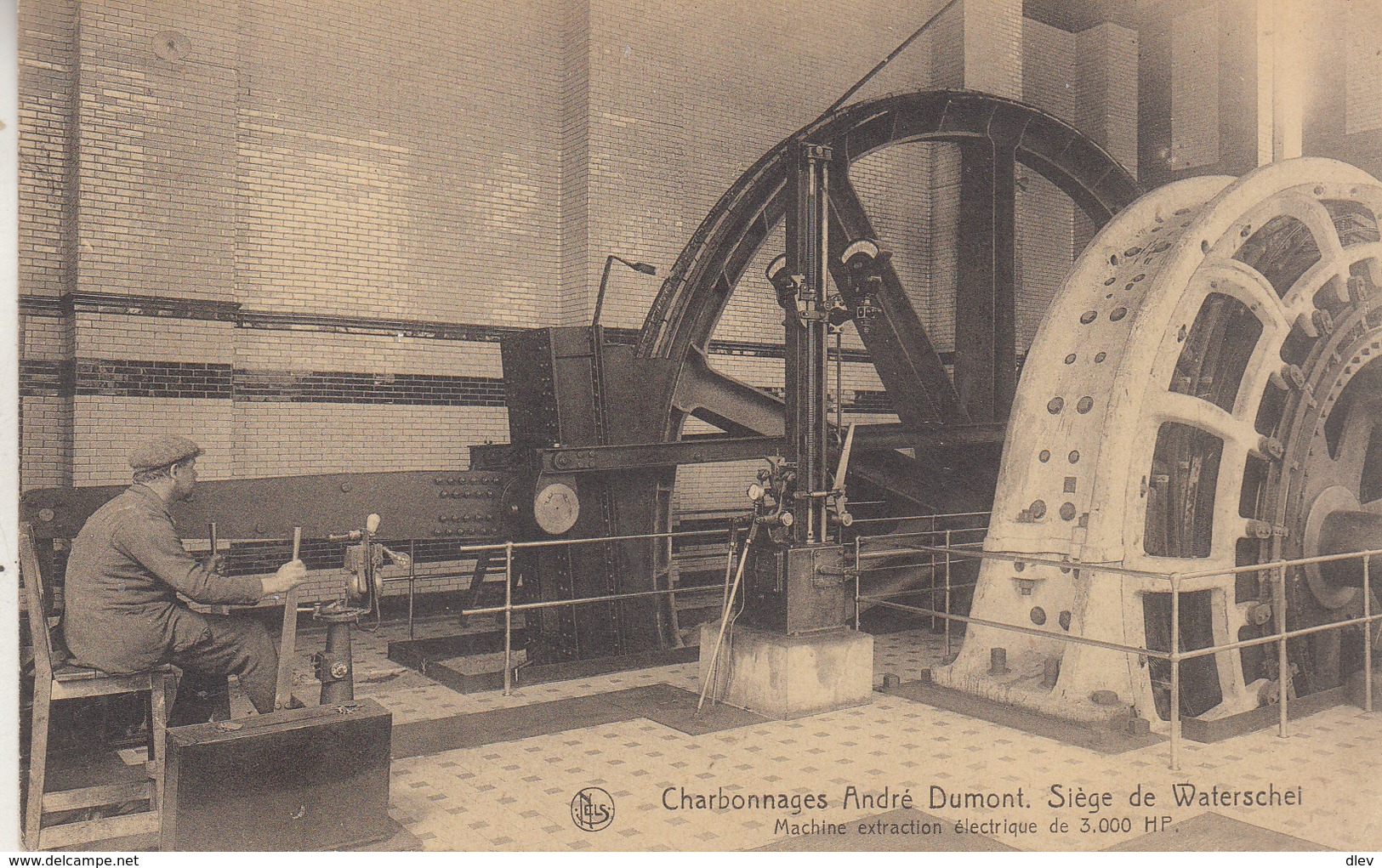Charbonnages André Dumont. Siège De Waterschei - Machine Extraction électrique De 3.000 HP - Genk