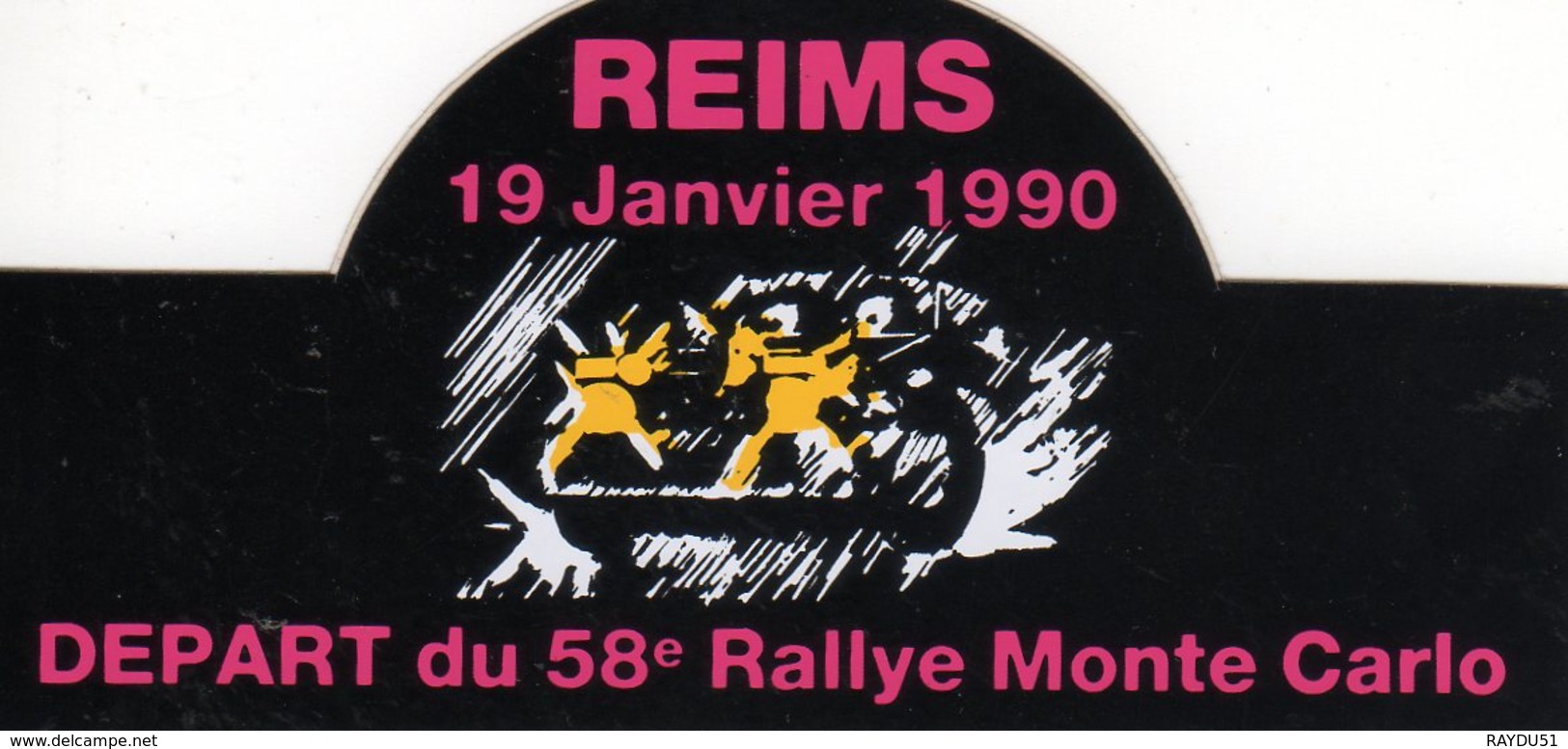 RALLYE DE MONTE CARLO 1990 - Autocollants