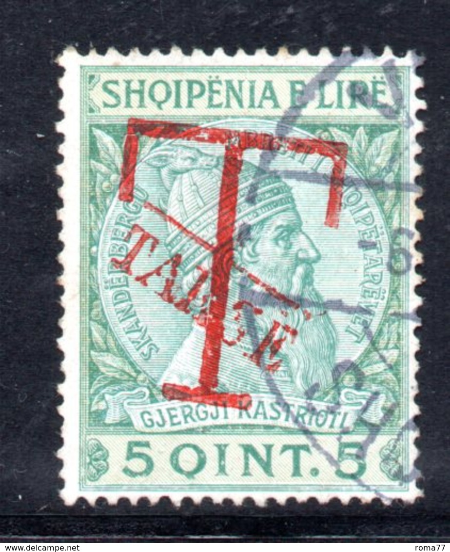 154 - 490 - ALBANIA 1914 , Segnatasse  Yvert N. 2  Usato - Albania