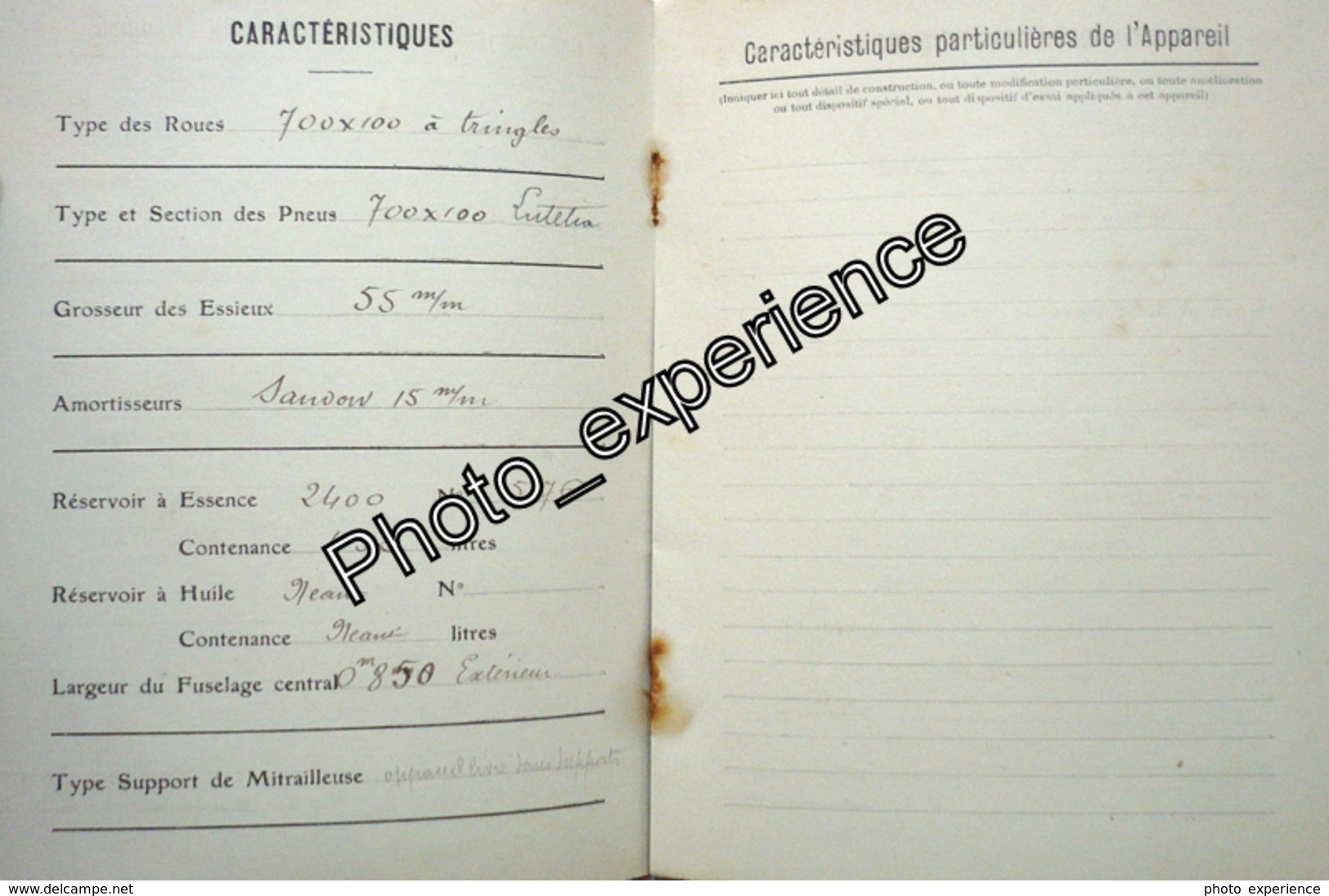 Livret Document Guerre 14-18 Aviation Airplane Military WW1 VILLACOUBLAY Yvelines 78 - Documents