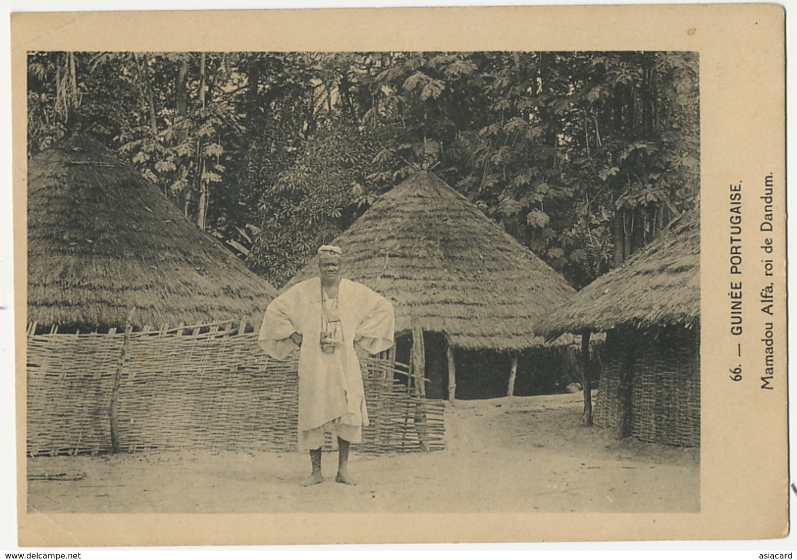 66 Guinée Portugaise  Mamadou Alfa Roi De Dandum King - Guinea-Bissau