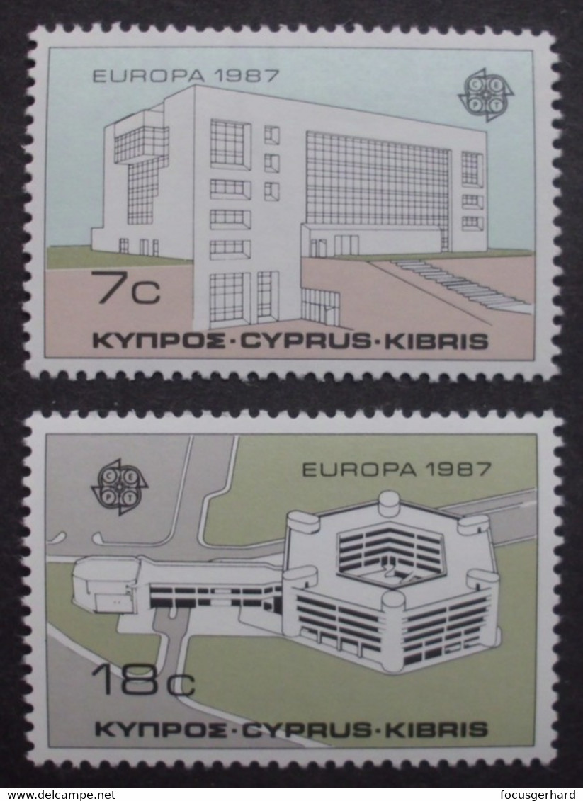 Zypern    Cept   Europa   Moderne Architektur    1987 - 1987