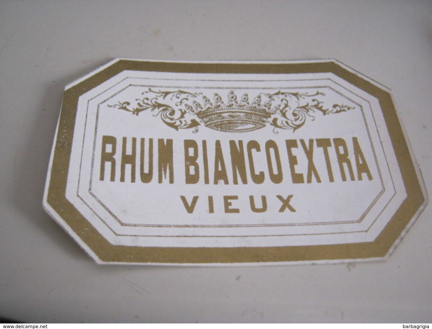 ETICHETTA RHUM BIANCO EXTRA - Rhum