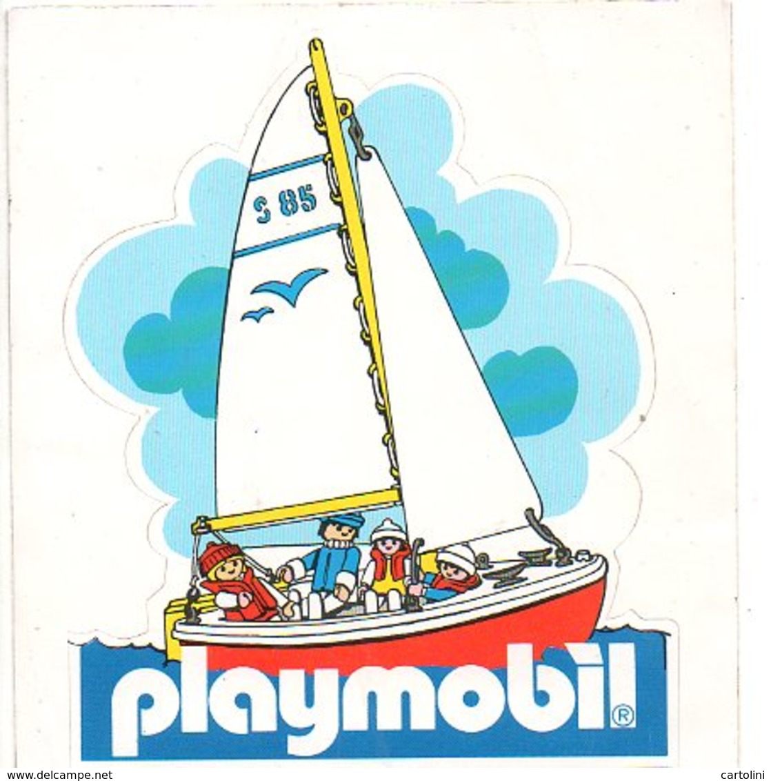 Sticker Autocollant Playmobil    Reclame  Publiciteit Publicité - Autocollants