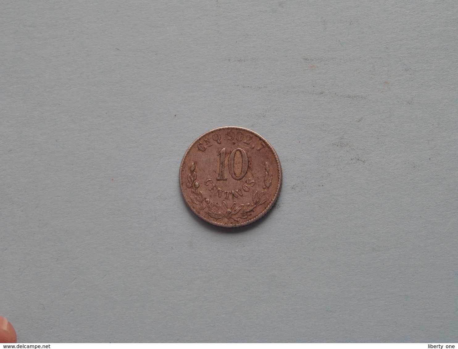 1901 CN Q 902,7 - 10 Centavos / KM 404 ( Uncleaned Coin / For Grade, Please See Photo ) !! - México