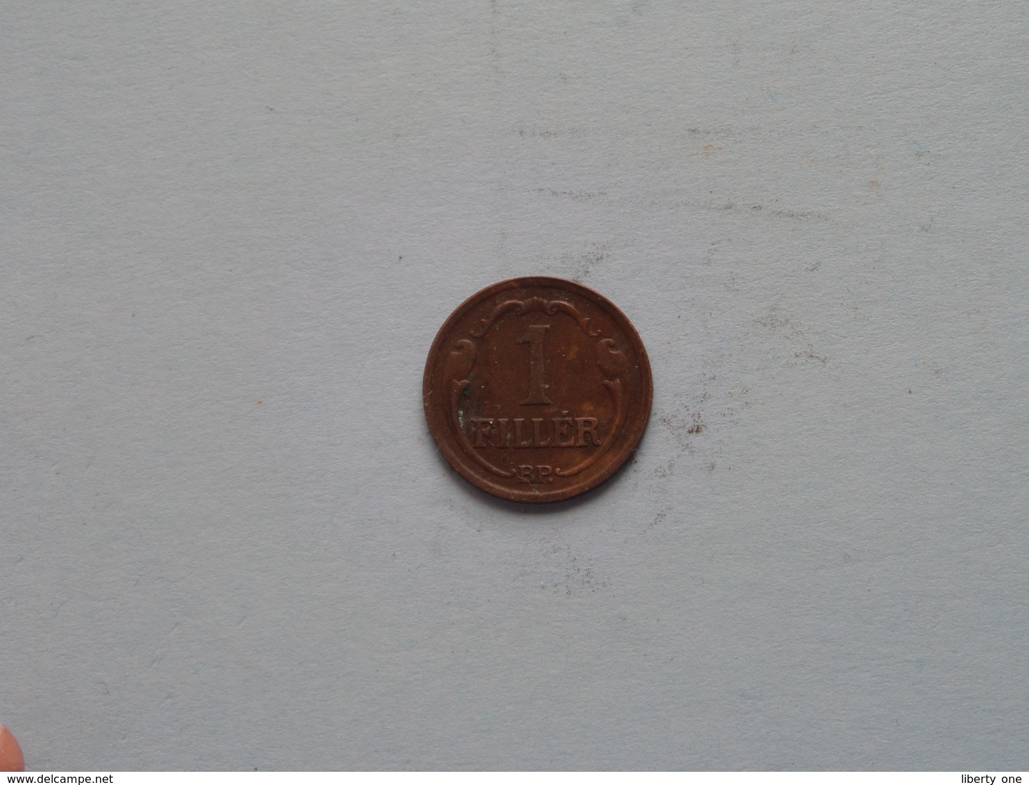 1926 BP - 1 Filler / KM 505 ( Uncleaned Coin / For Grade, Please See Photo ) !! - Hongrie