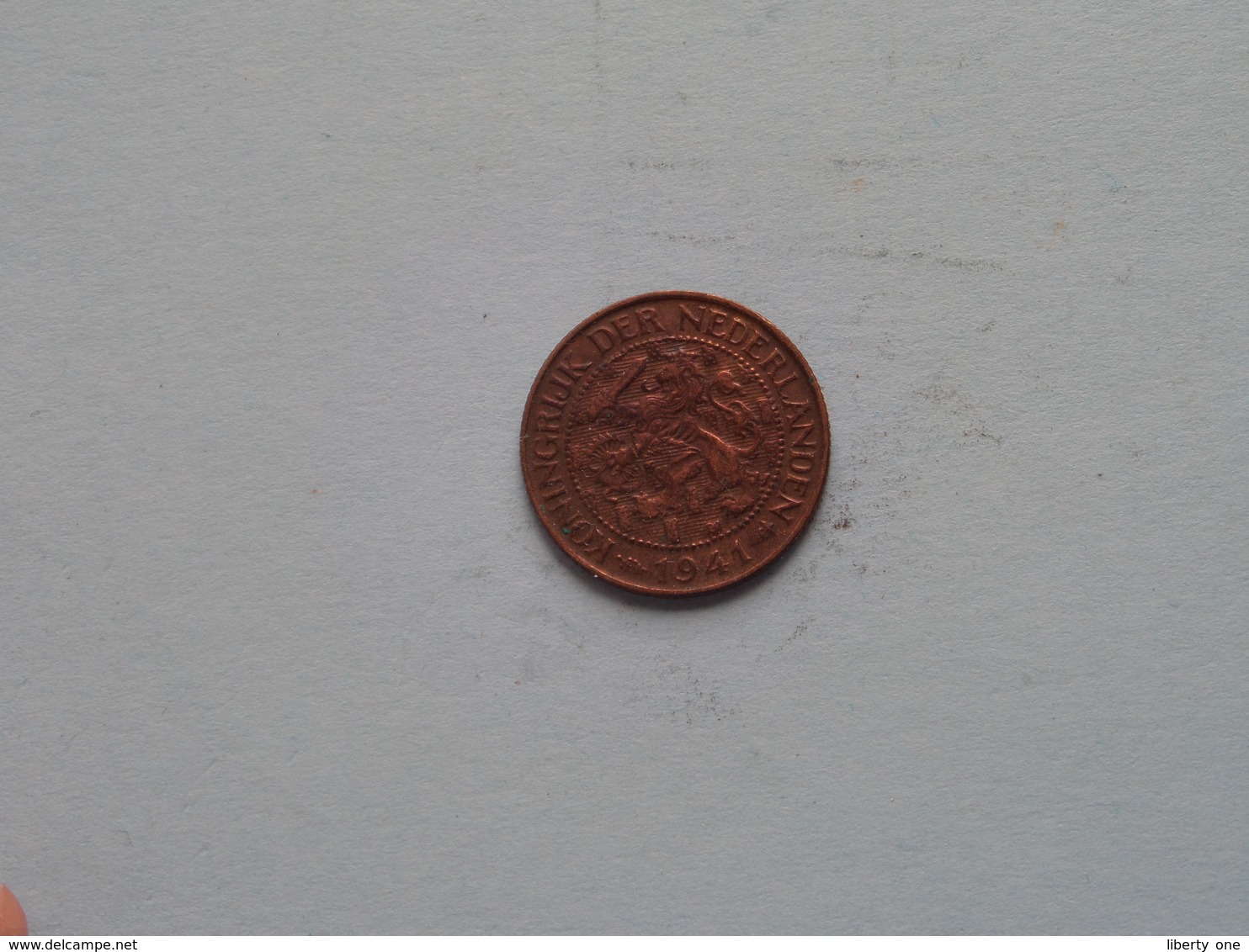 1941 - 1 Cent / KM 152 ( Uncleaned Coin / For Grade, Please See Photo ) !! - 1 Cent