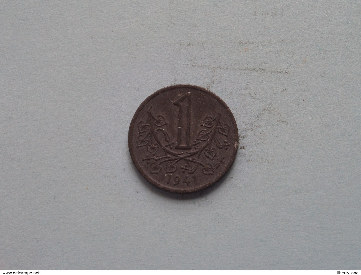 Böhmen Und Mähren 1941 - Koruna / KM 4 ( Uncleaned Coin / For Grade, Please See Photo ) !! - Tschechische Rep.