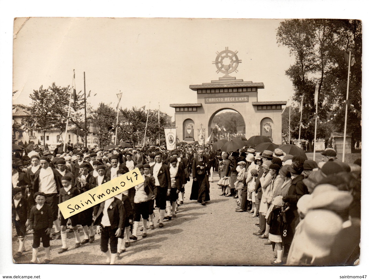 64 - BAYONNE . VII ème CONGRÈS EUCHARISTIQUE . JUILLET 1929 . PAYS BASQUE . PHOTO - Réf. N°31F - - Lieux