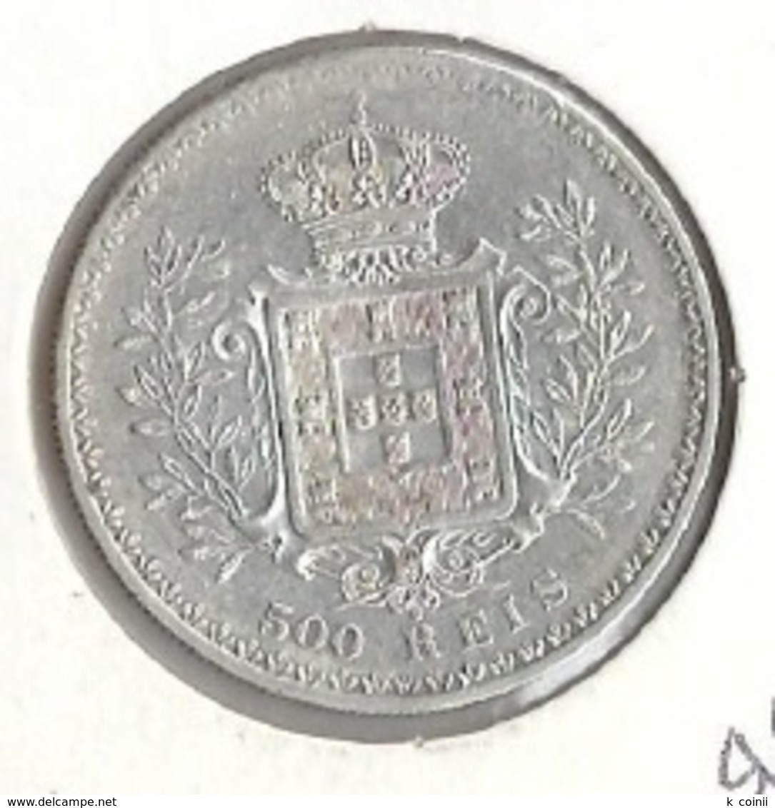 Portugal - D. Carlos 500 Reis 1896  - Very Fine - Trés Beau - Portugal