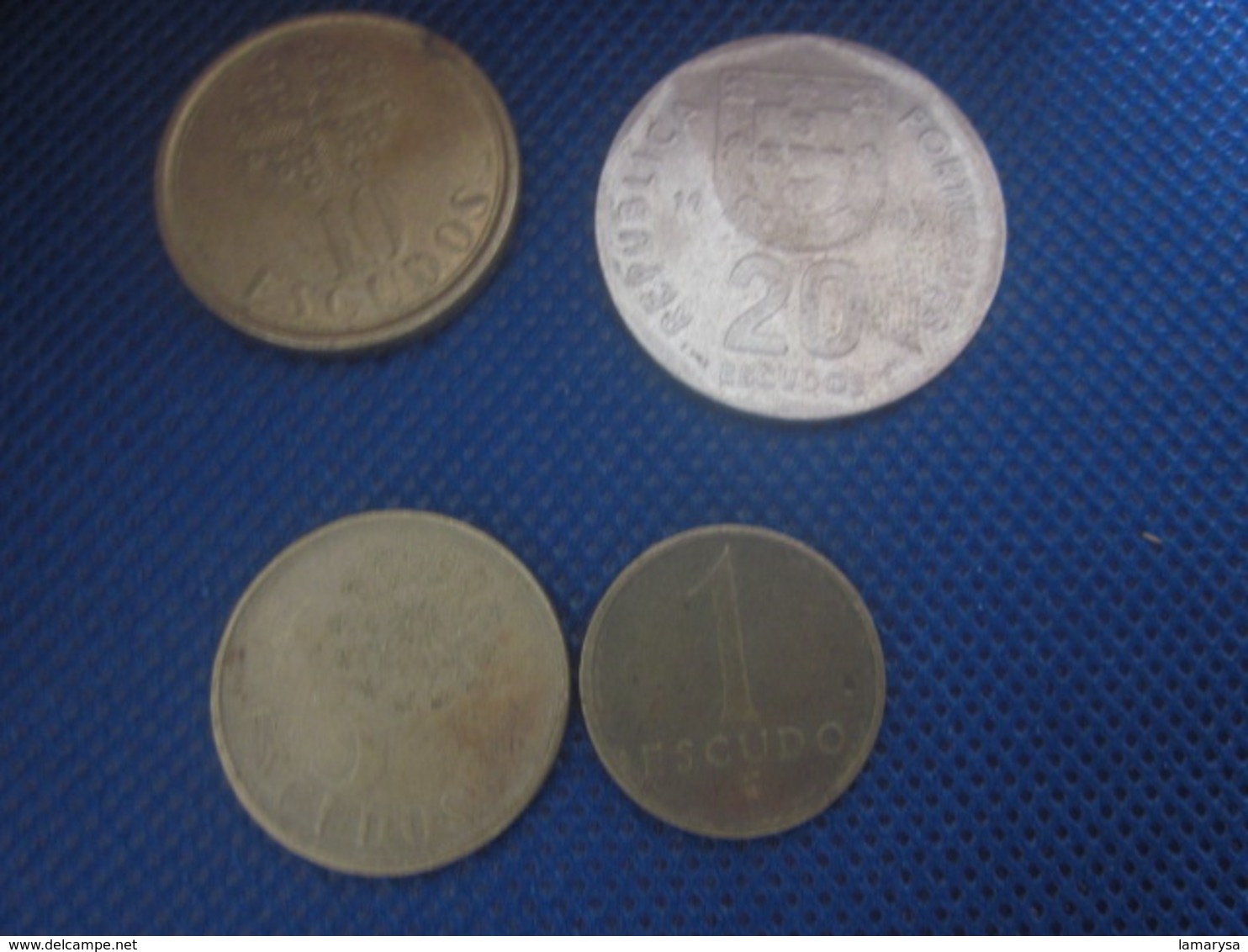 4 Pièces De Monnaie Du Portugal En Escudos - Portugal