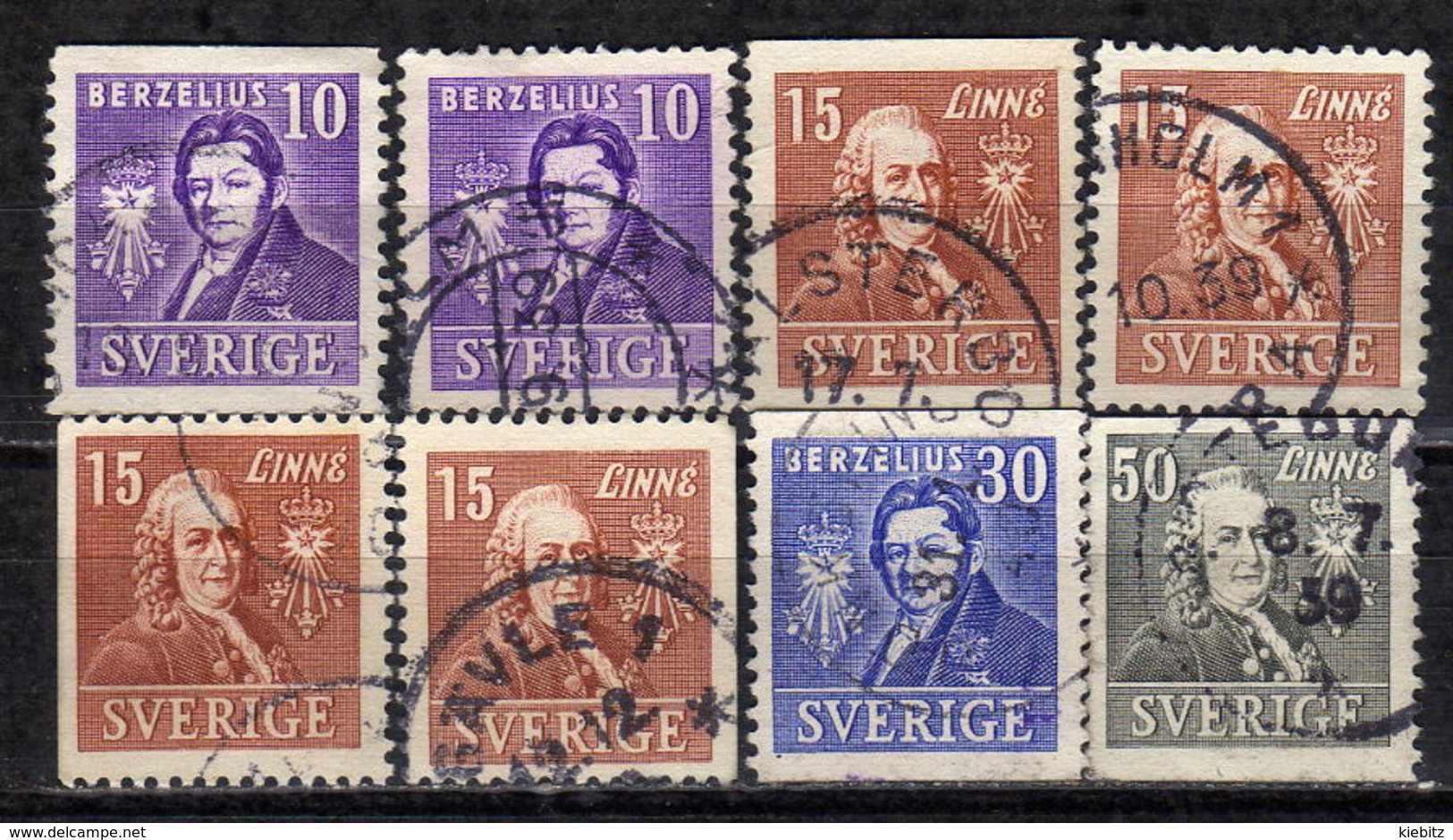 SCHWEDEN 1939 - MiNr: 272-275  Used - Usati