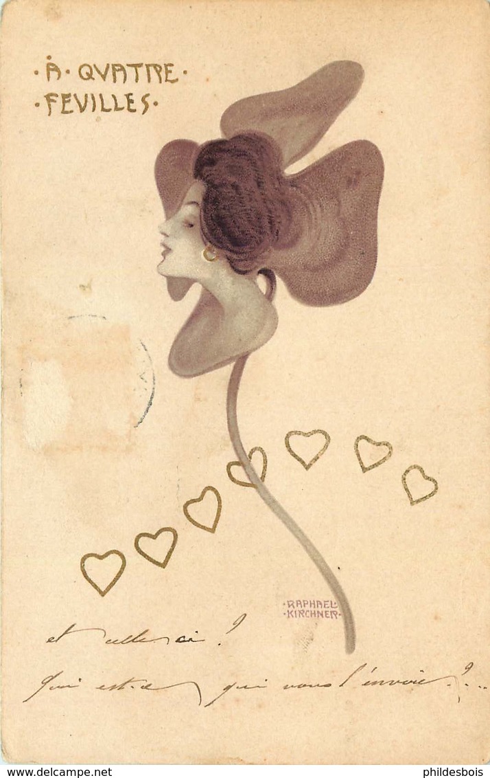 ILLUSTRATEUR RAPHAEL KIRCHNER  " A Quatre Feuilles " - Kirchner, Raphael