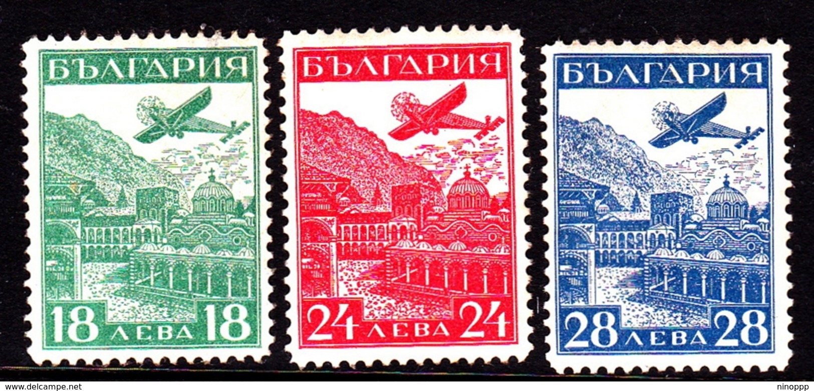 Bulgaria SG 323-325 1932 Air Post, Mint Hinged - Unused Stamps
