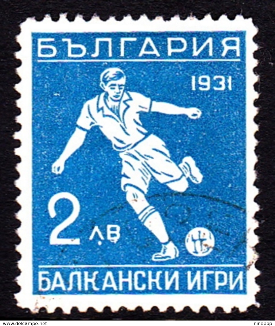 Bulgaria SG 327 1931 Balkan Olympic Games, 2l Blue, Mint Hinged - Unused Stamps