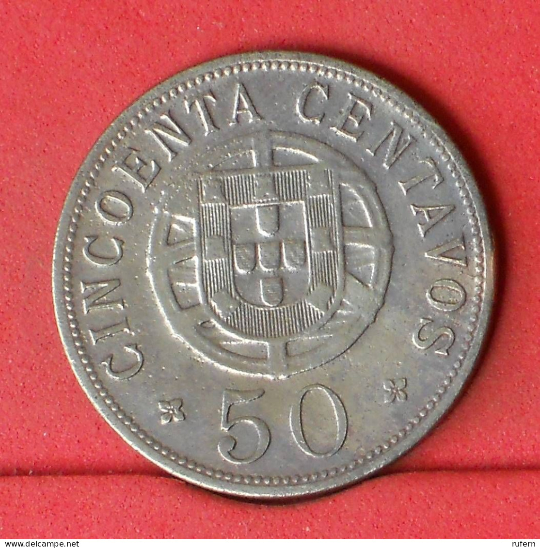 ANGOLA 50 CENTAVO 1927 -    KM# 69 - (Nº22622) - Angola