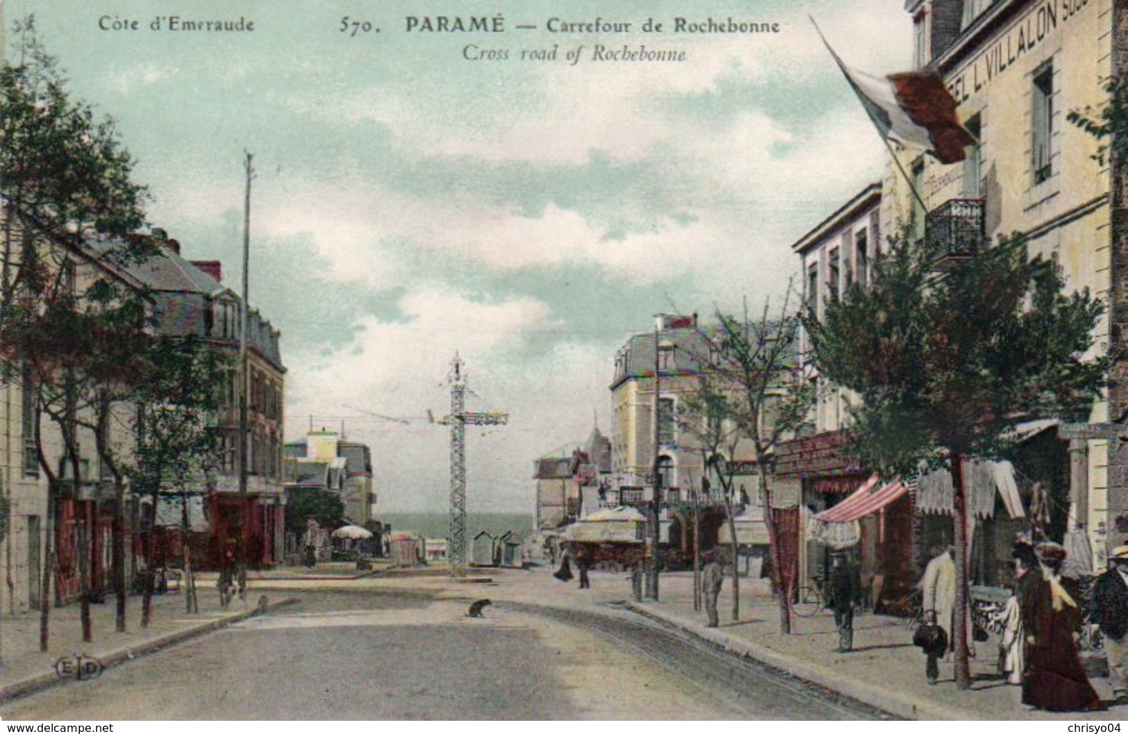 84Vn   35 Paramé Carrefour De Rochebonne (pas Courante Colorisée) - Parame