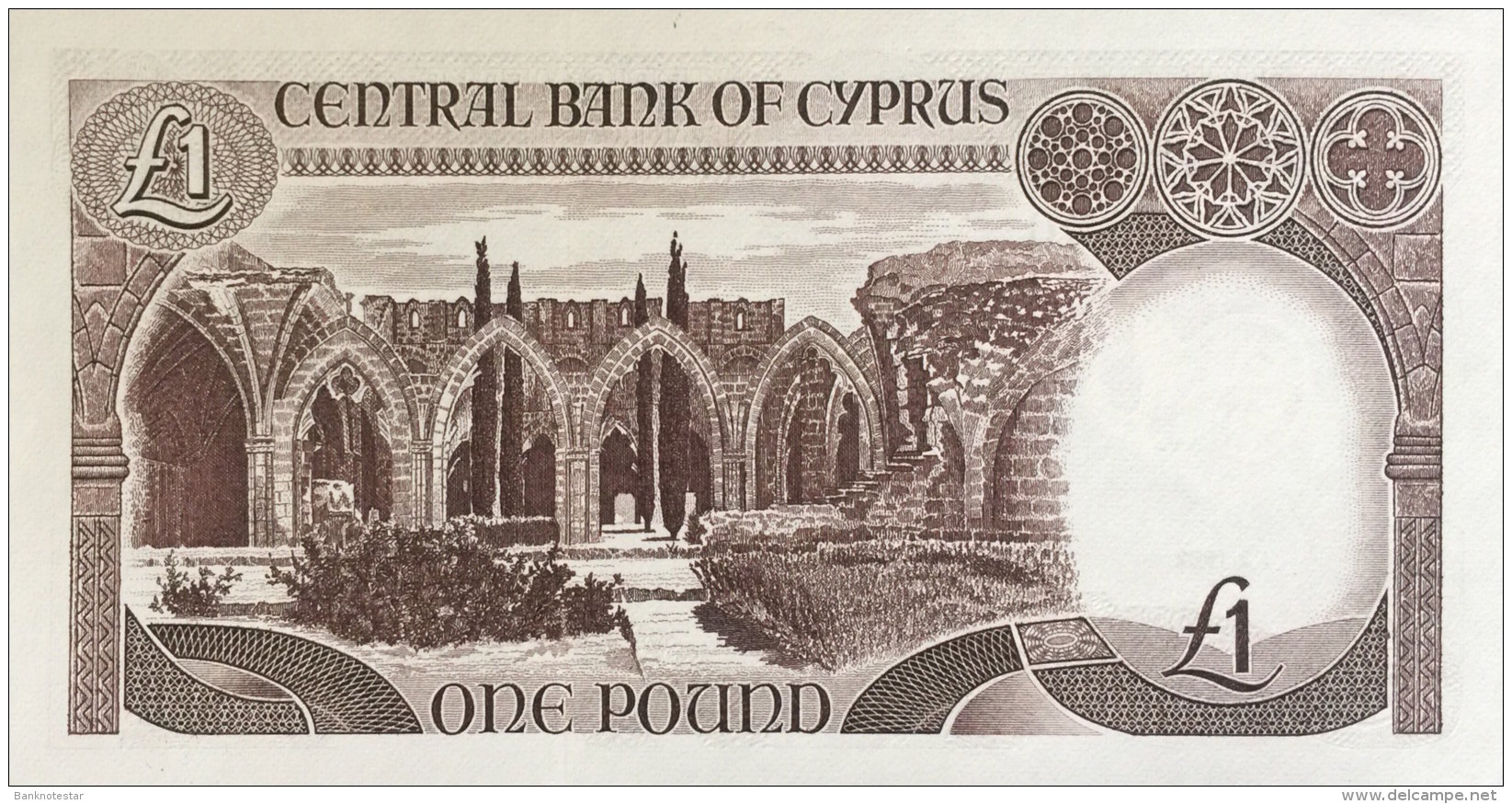 Cyprus 1 Pound, P-50 1982 UNC - Zypern