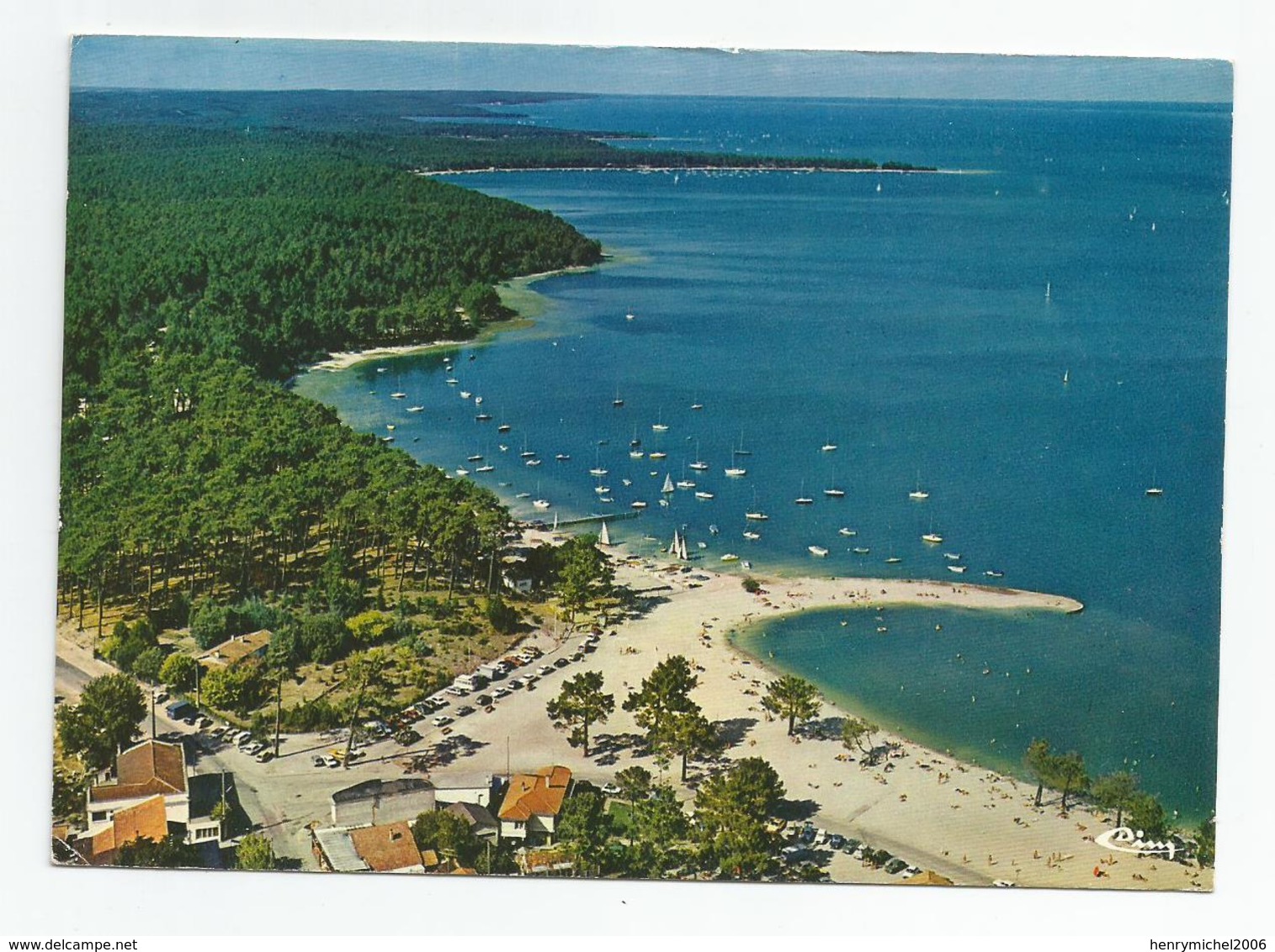 33 Gironde Carcans Maubuisson Vue Aérienne La Plage Bombannes Et La Ponte De Cobens - Carcans