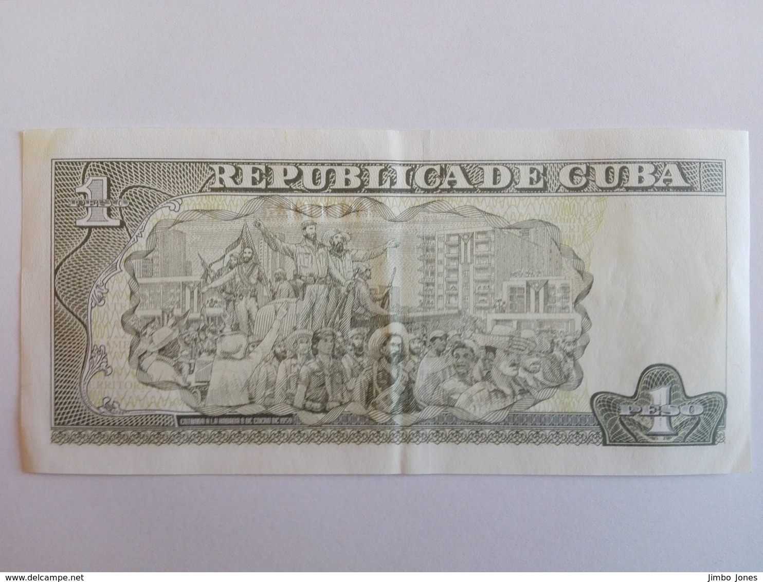 1 Peso Nacional (CUP) Banknote Aus Kuba Von 2016 (sehr Schön) - Cuba