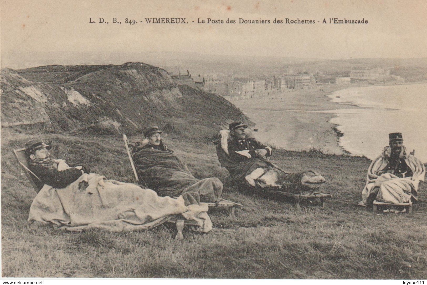 Wimereux- Le Poste Des Douaniers Des Rochettes- A L'embuscade - Altri & Non Classificati