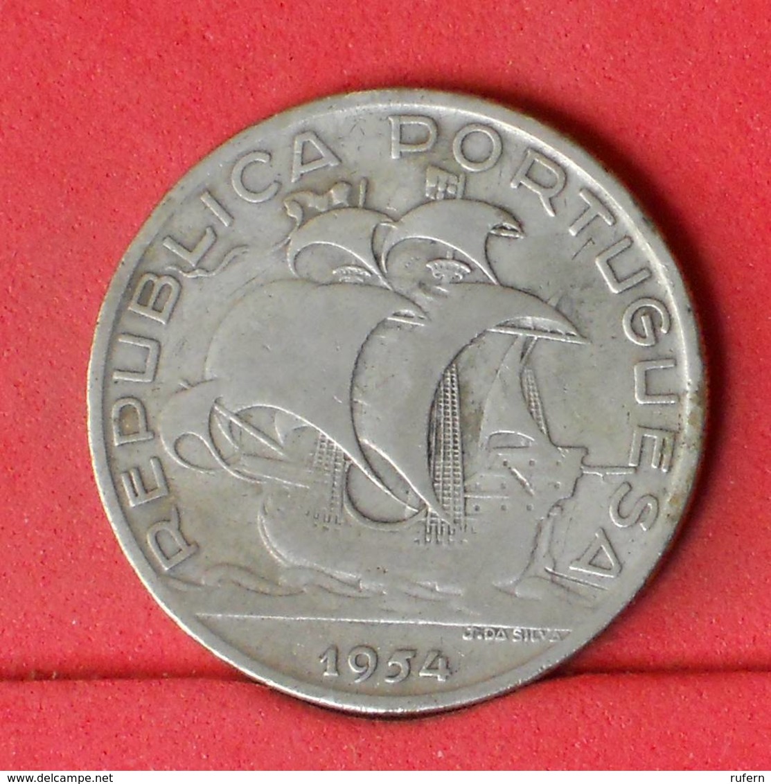 PORTUGAL 10 ESCUDOS 1954 -    KM# 586 - (Nº22644) - Portugal