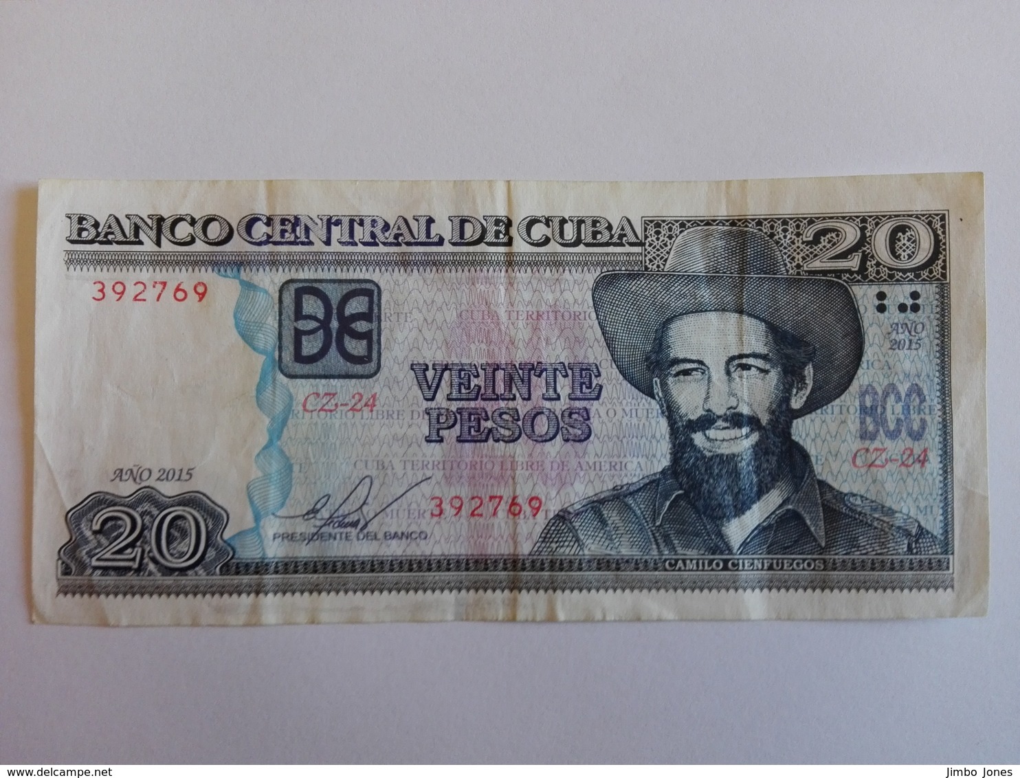 20 Pesos Nacional (CUP) Banknote Aus Kuba Von 2015 (sehr Schön) - Kuba