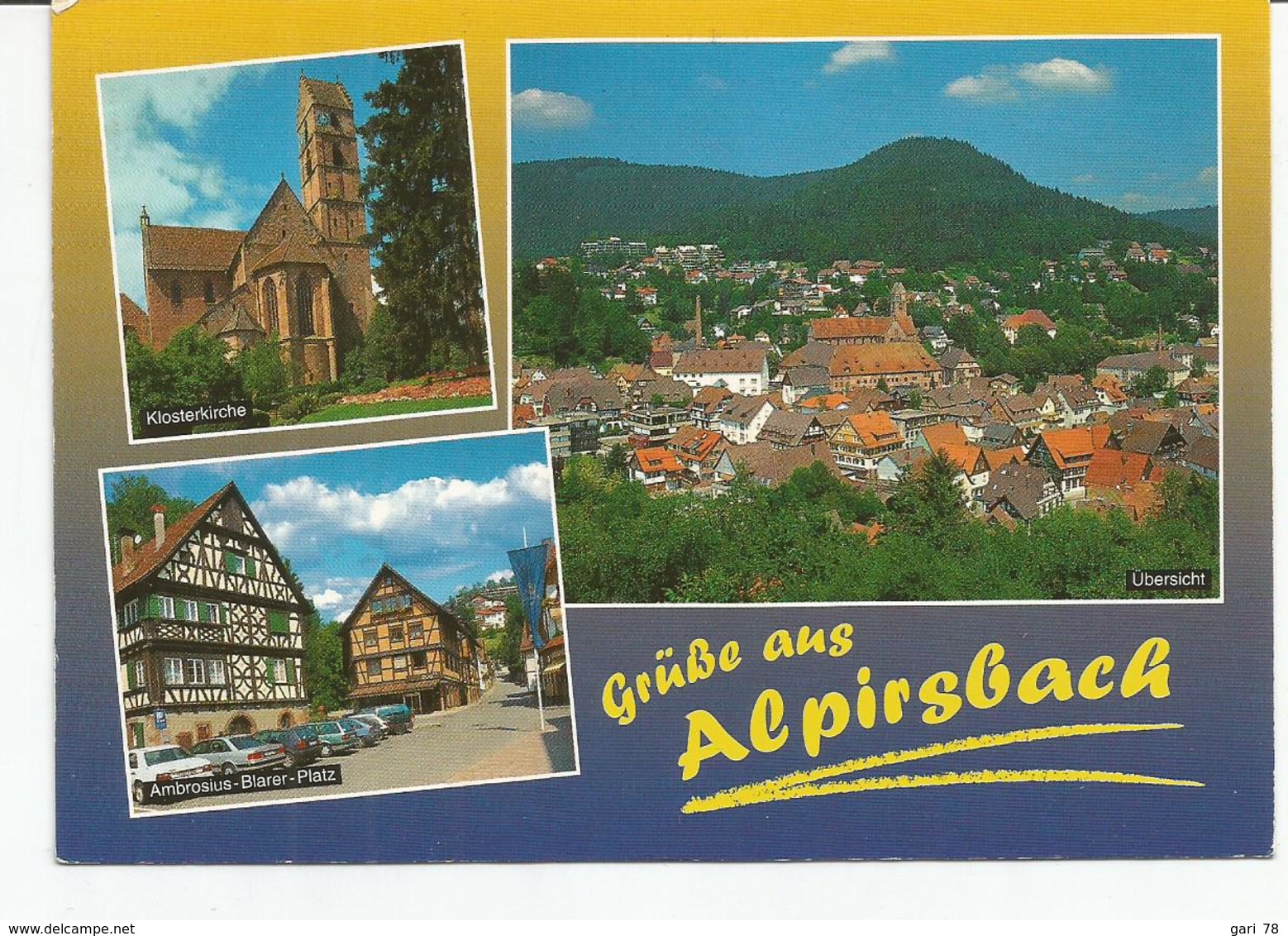 CP Allemagne Kur And Klosterstadt ALPIRSBACH Im SCHWARZWALD - Alpirsbach