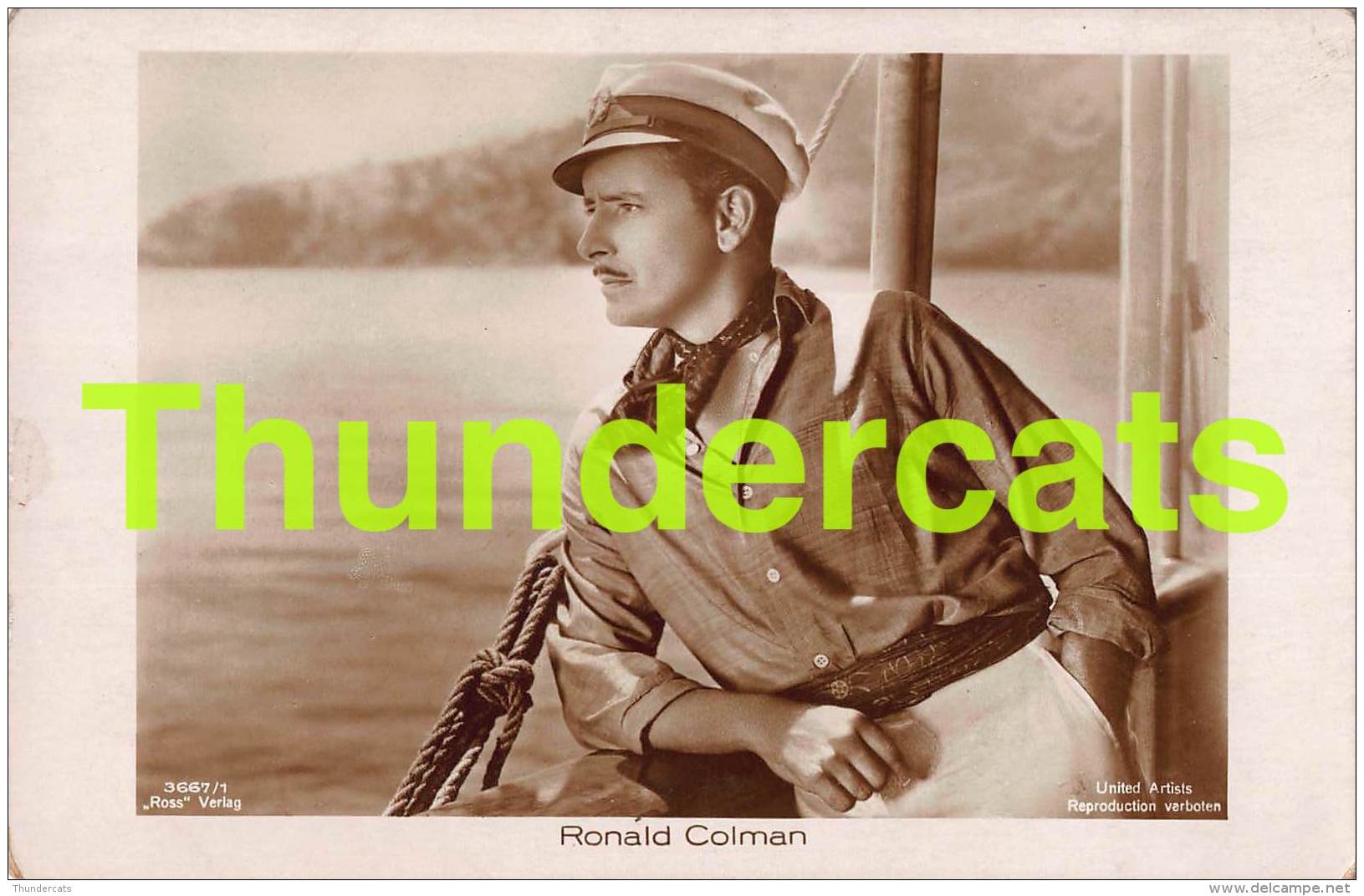 CPA CINEMA ACTEUR  RPPC REAL PHOTO POSTCARD ROSS VERLAG STAGE MOVIE  STAR ACTOR  RONALD COLMAN - Acteurs