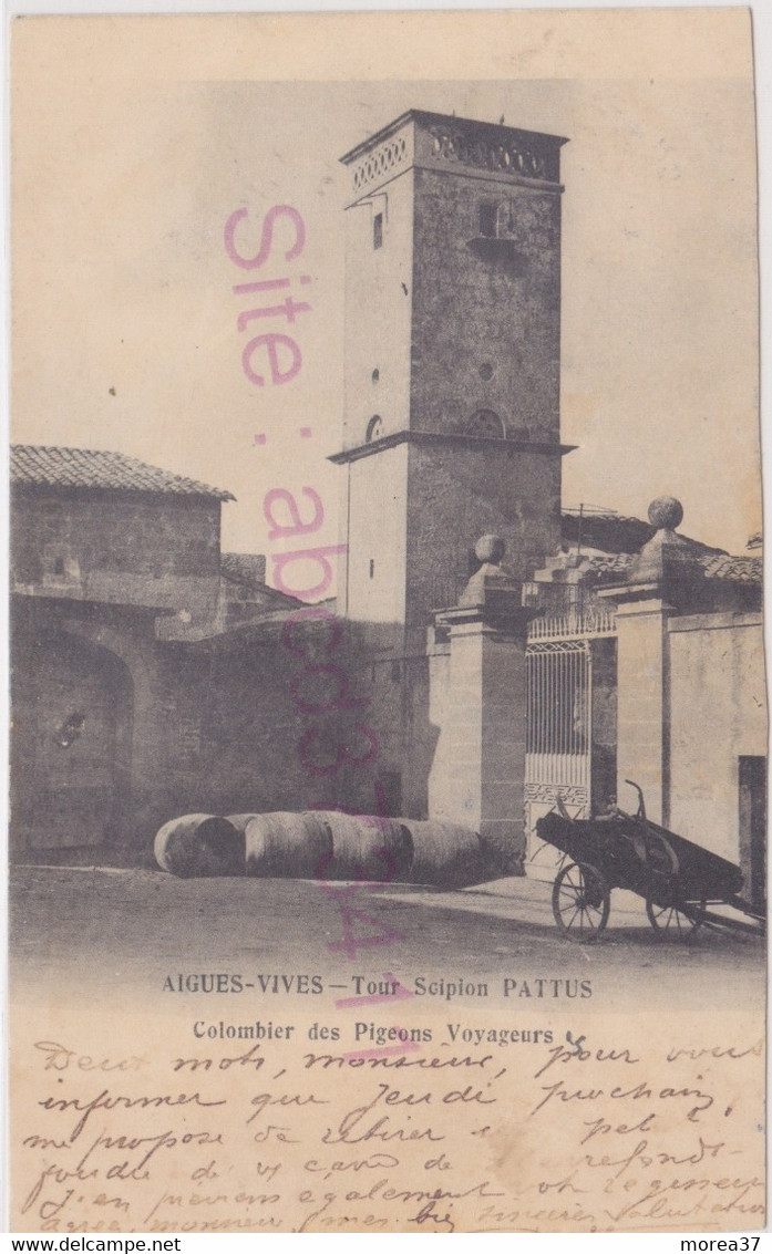 AIGUES VIVES  Tour Scipion PATTUS Colombier Des Pigeons Voyageurs - Aigues-Vives