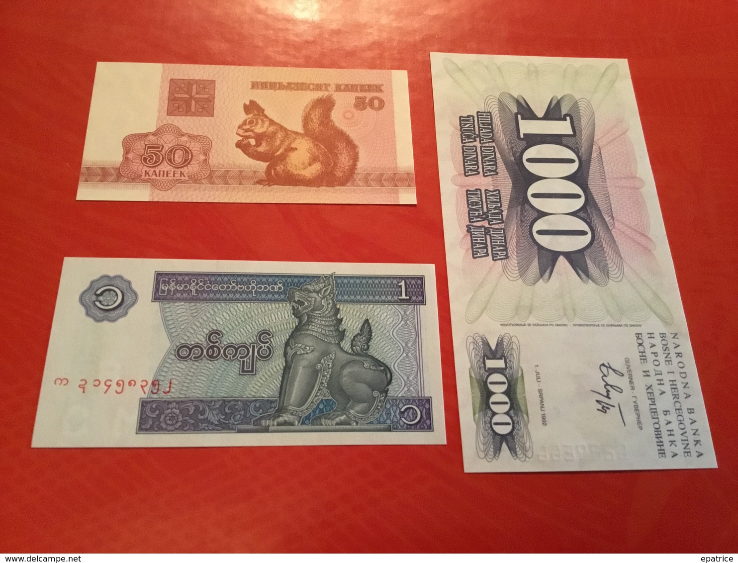 LOT DE 3 Billets Neuf - Lots & Kiloware - Banknotes