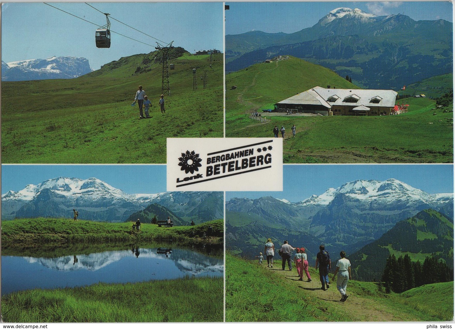 Bergbahnen Lenk Betelberg - Gondelbahn Lenk-Leiterli, Rundwanderungen - Photo: Zwahlen - Lenk Im Simmental