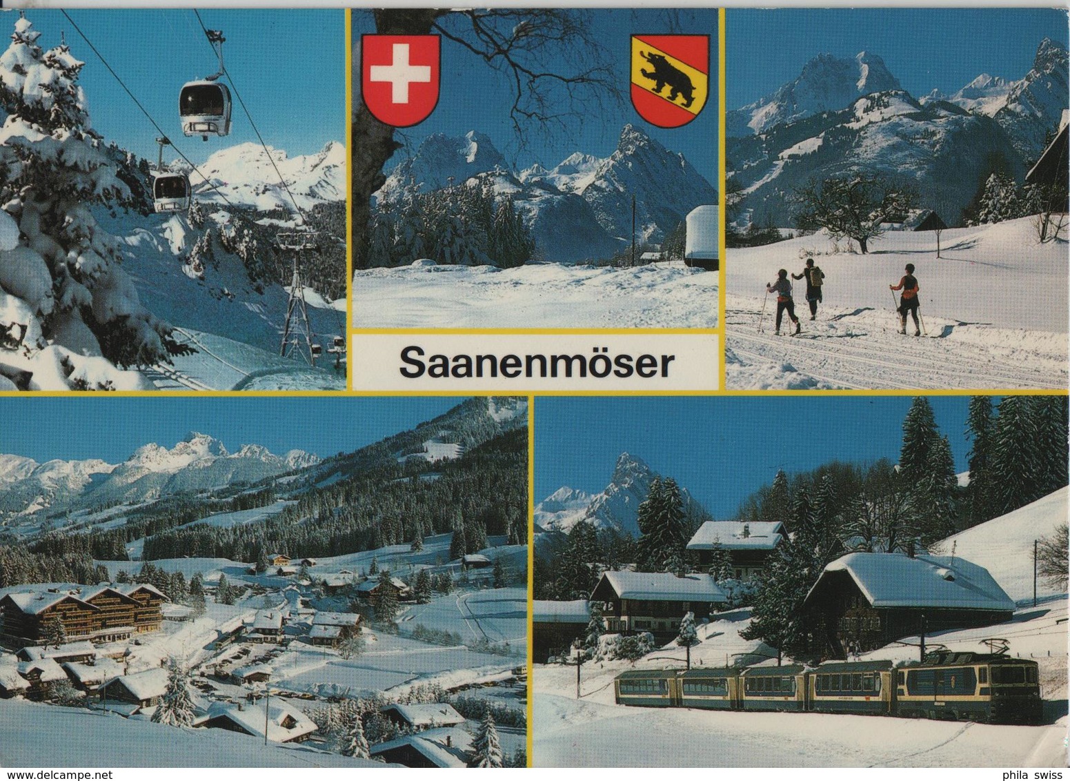 Saanenmöser - Saanerslochbahn, Panoramazug MOB - Photo: E. Gyger - Autres & Non Classés