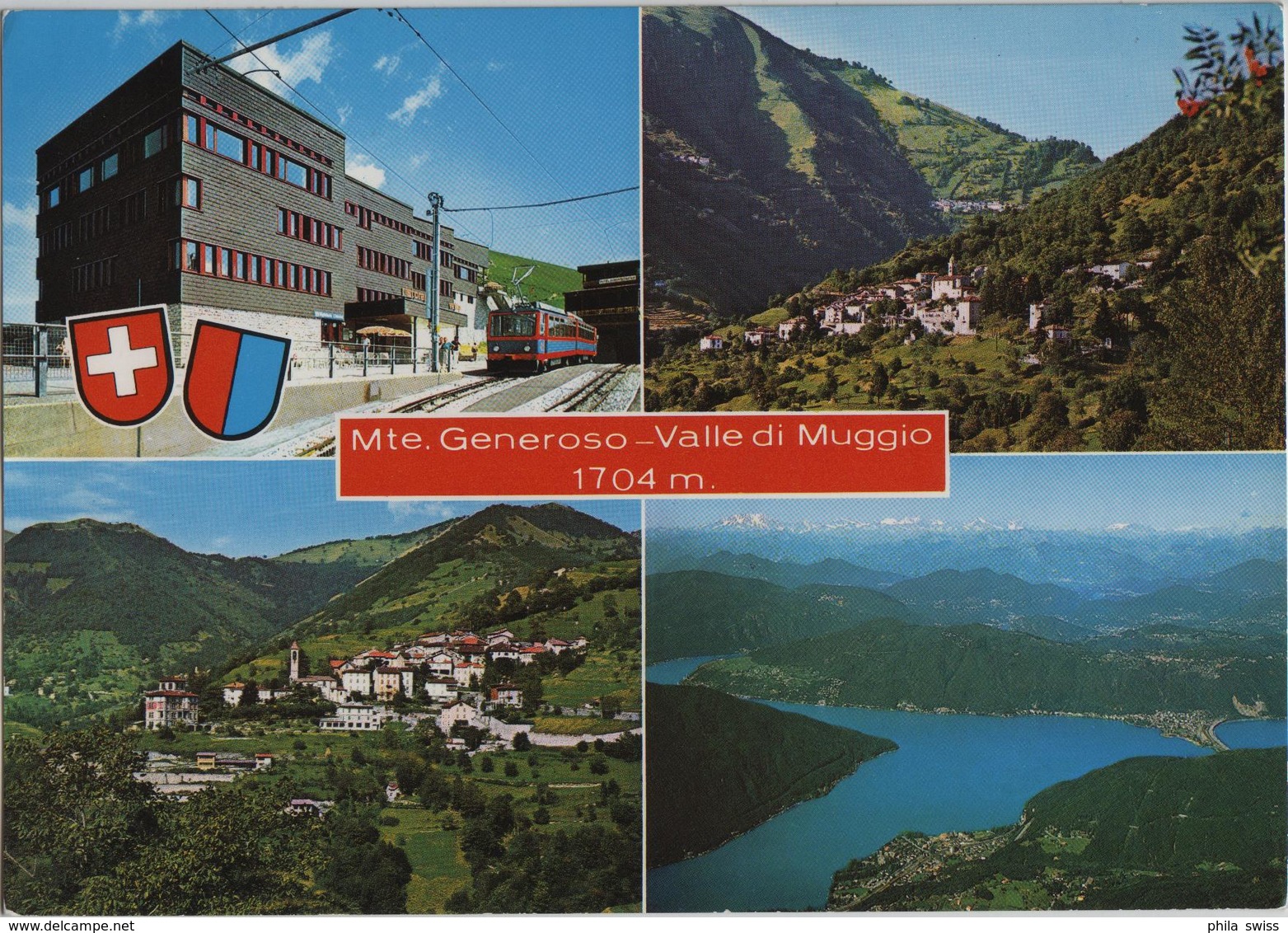 Monte Generoso - Valle Di Muggio - Ferrovia/Bahn, Ristorante, Bruzella, Panorama Bellavista - Photo: Engelberger - Muggio