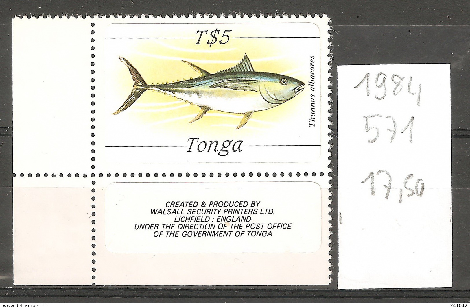 Tonga, 1984, Poisson - Tonga (1970-...)