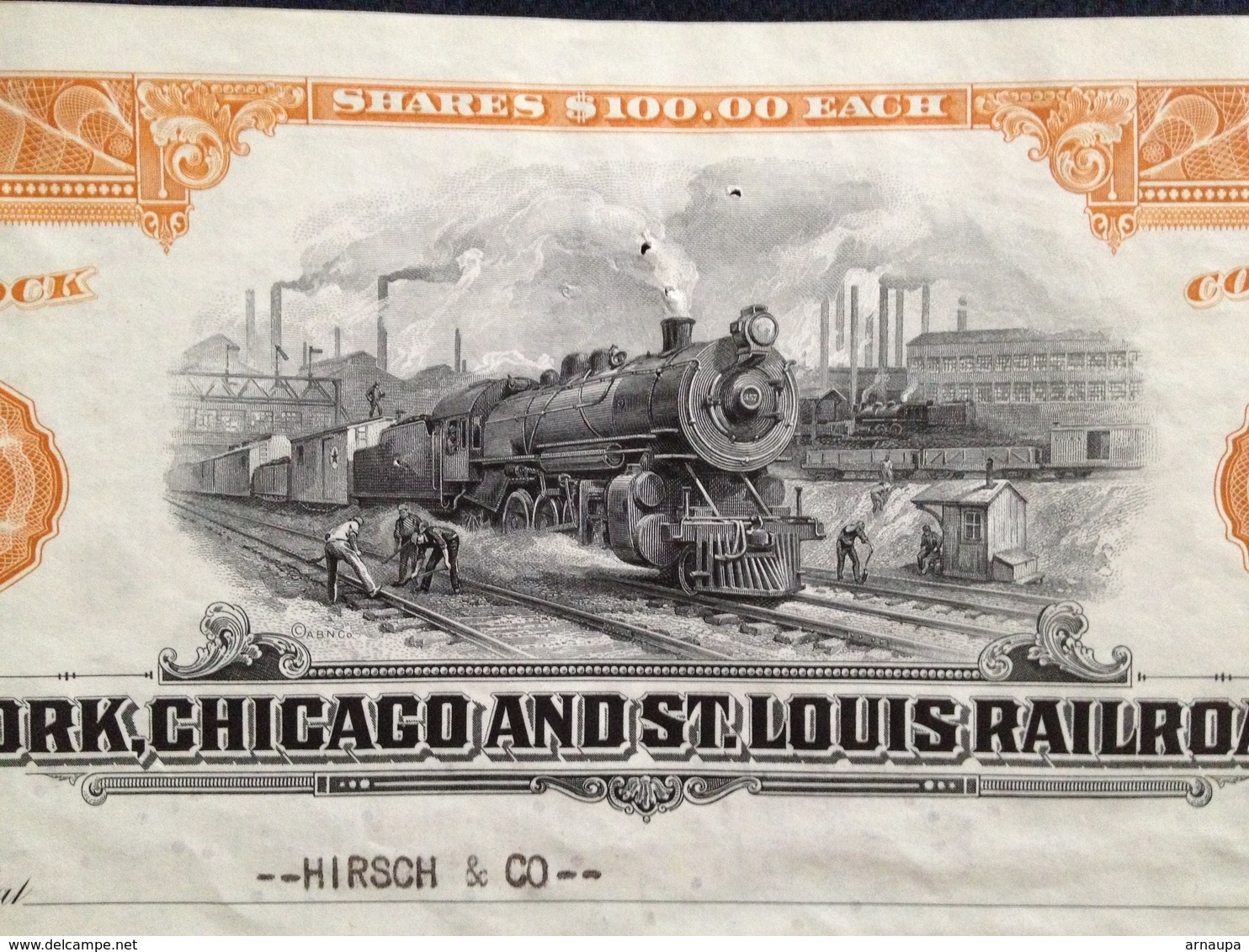 The New York, Chicago And Saint Louis Railroad Company - Chemin De Fer & Tramway