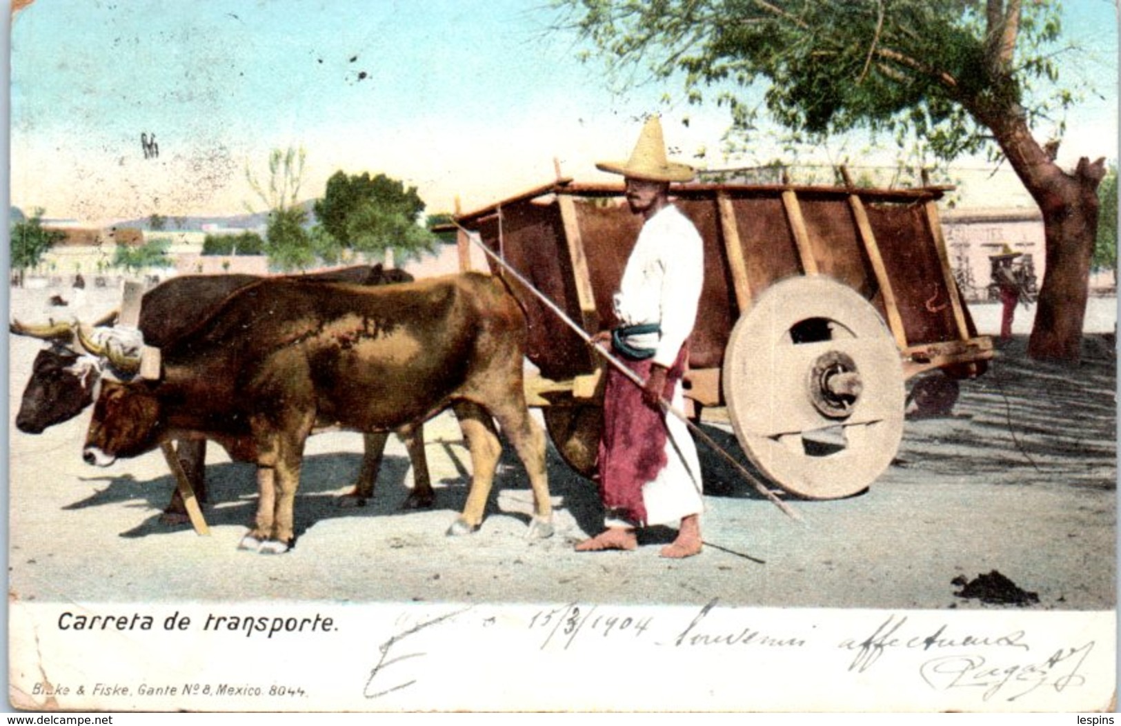 AMERIQUE --  Mexique --  Carreta De Transporte - Mexique