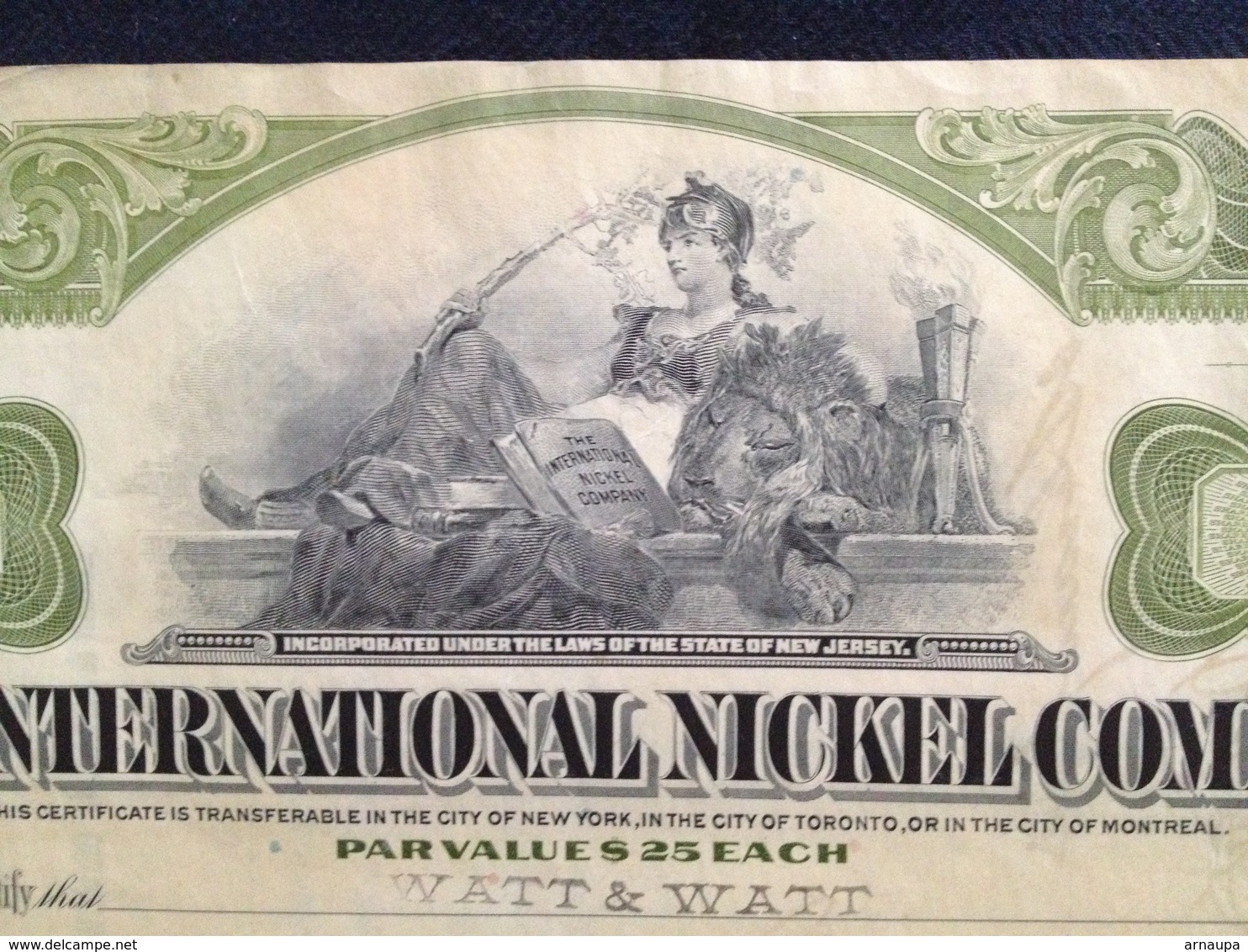 The International Nickel Company - G - I