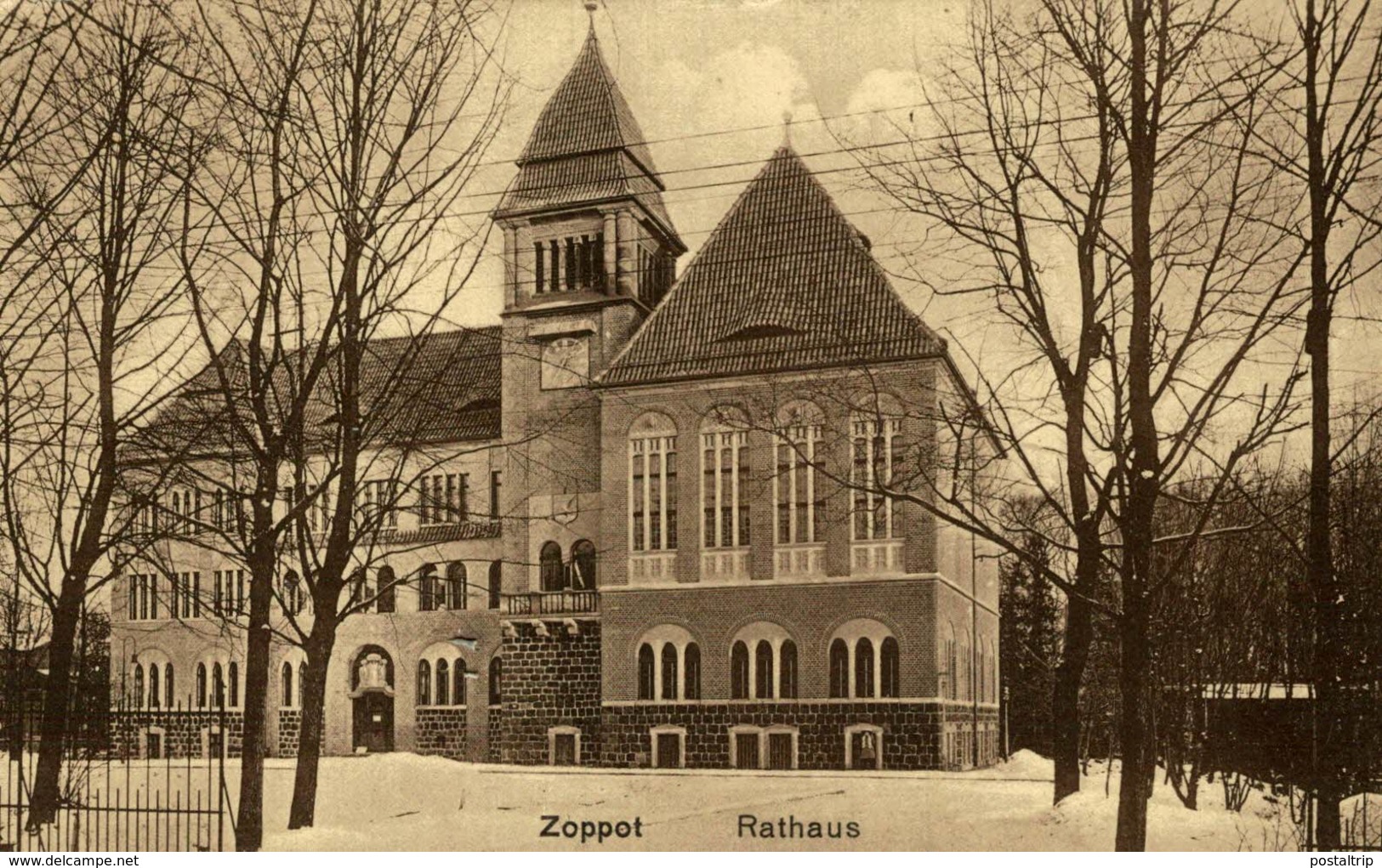 ZOPPOT RATHAUS - Westpreussen