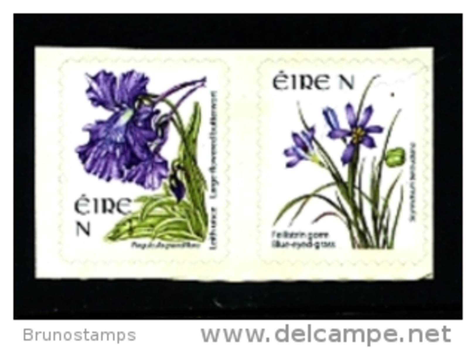 IRELAND/EIRE - 2007  N  FLOWERS  SELF-ADHESIVE  SET  MINT NH - Unused Stamps