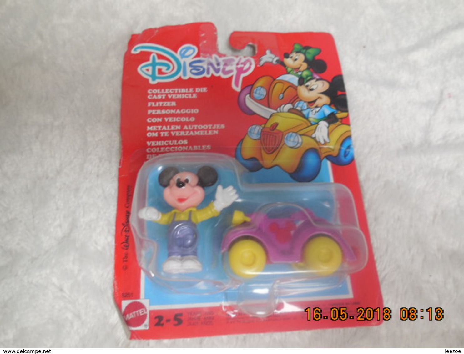 JOUET VINTAGE MATTEL 1990 VEHICULE MICKEY...MICKY MAUS..NEUF - Disney