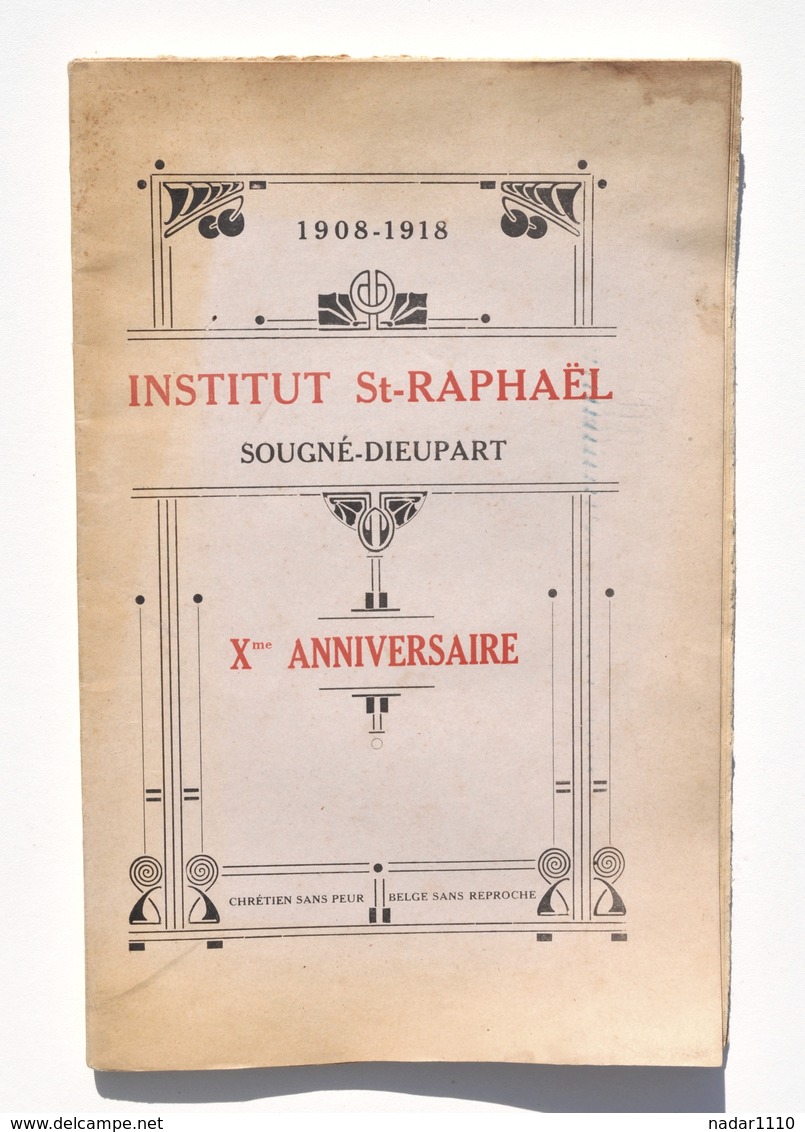 Belgium 1908 1918 Institut St Raphael Sougne Dieupart Xe Anniversaire Salesiens Don Bosco Aywaille Guerre 14 18