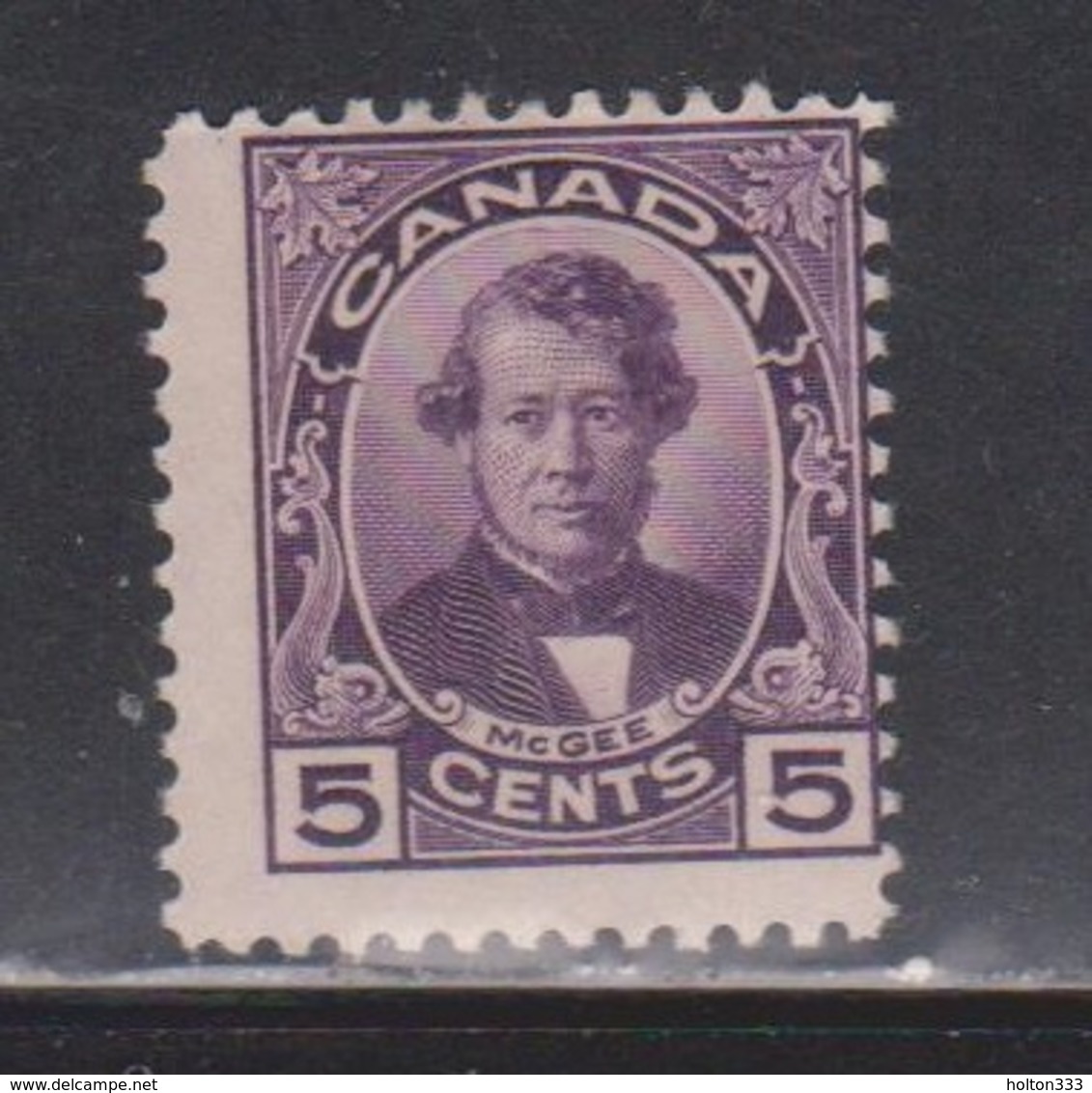 CANADA Scott # 146 MH - Darcy McGee - Spot Of Missing Gum - Used Stamps